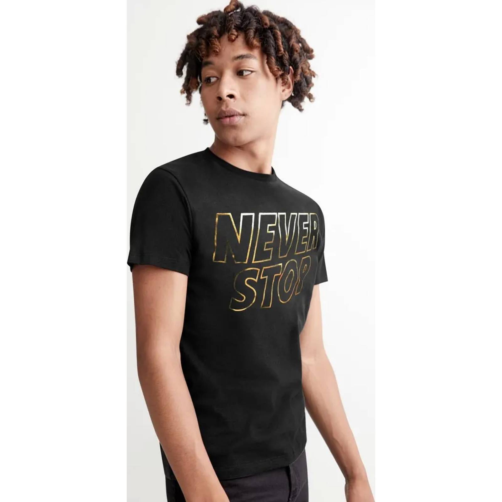 Playera discount niño negra