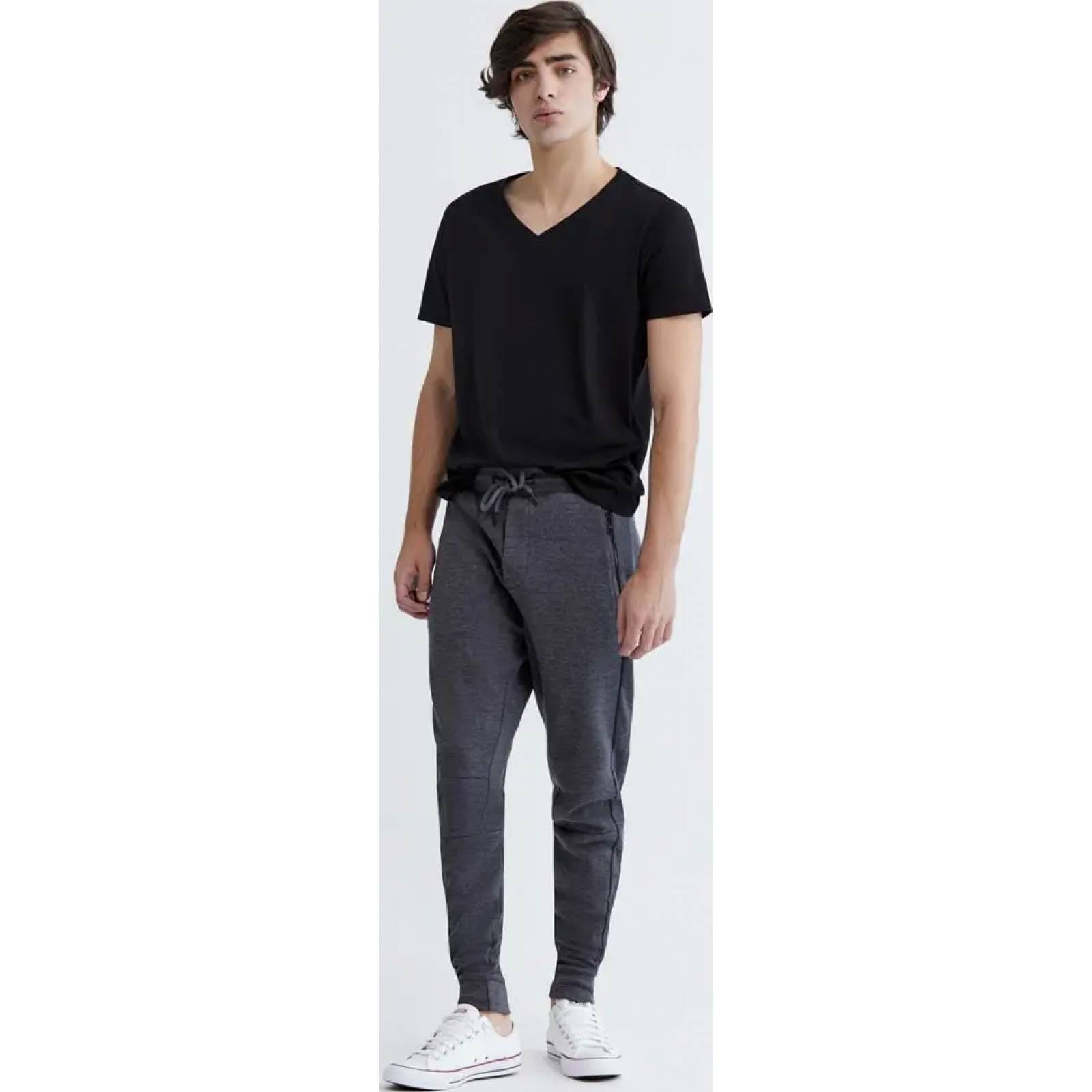 Pants casual caballero gris humo Hard Soda modelo 812M