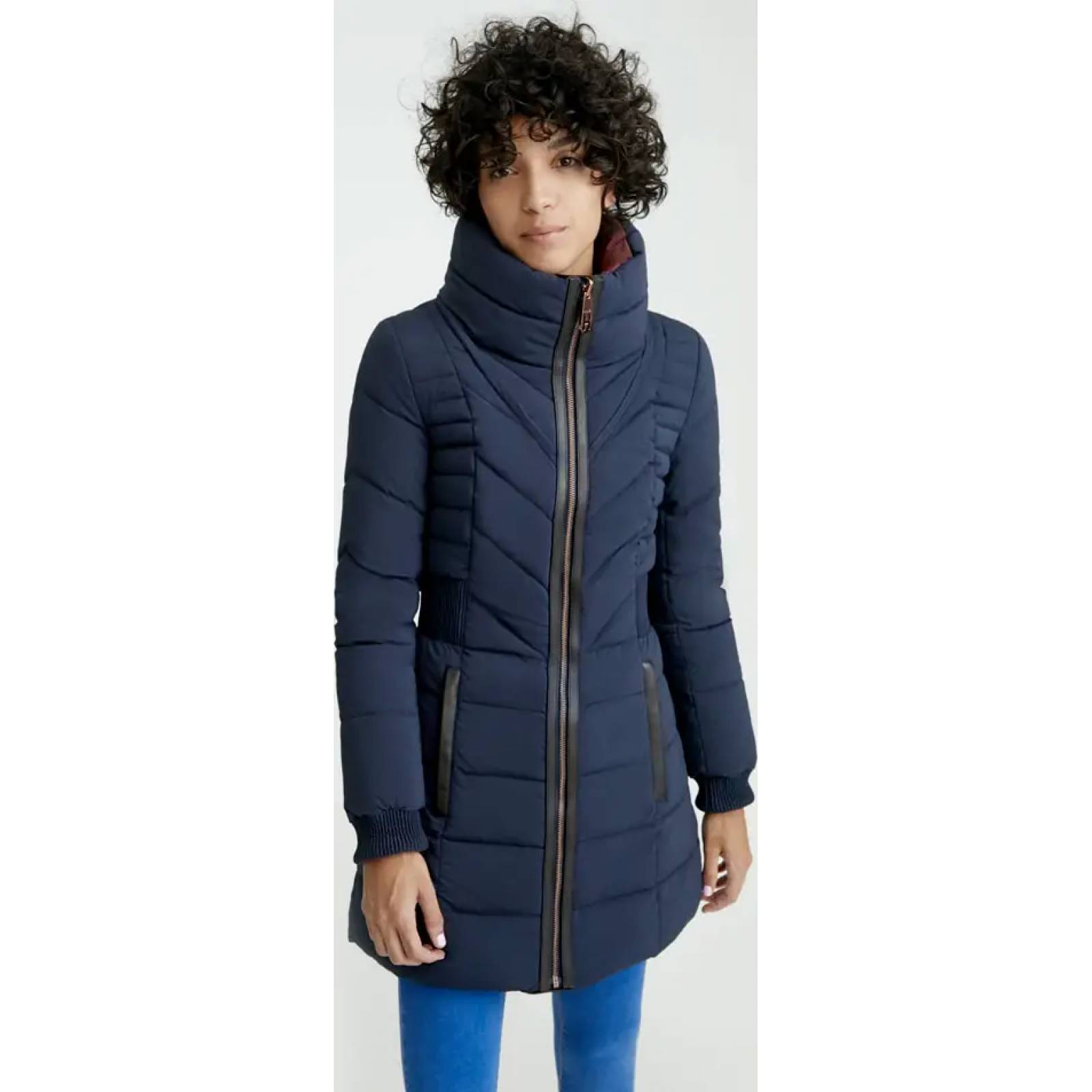 Jacket Chamarra Holly Land 0880 Chamarra Abrigadora Dama Azul