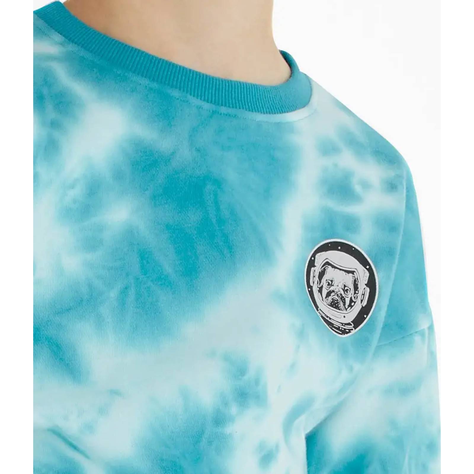 Sudadera abrigadora niño azul turquesa Next & Co modelo PK3N