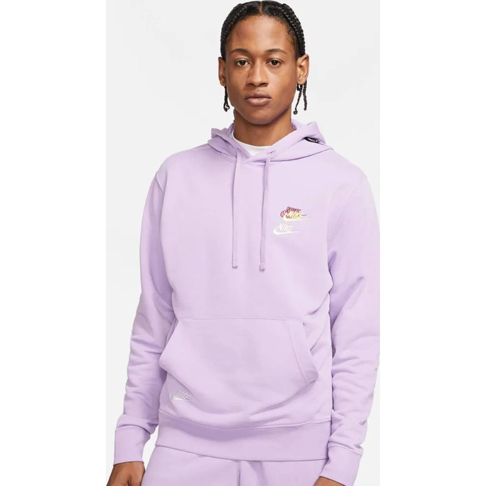 Sudadera casual caballero morado Nike modelo 6589