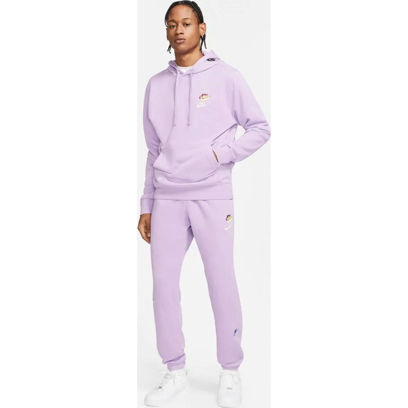 Sudadera casual caballero morado Nike modelo 6589