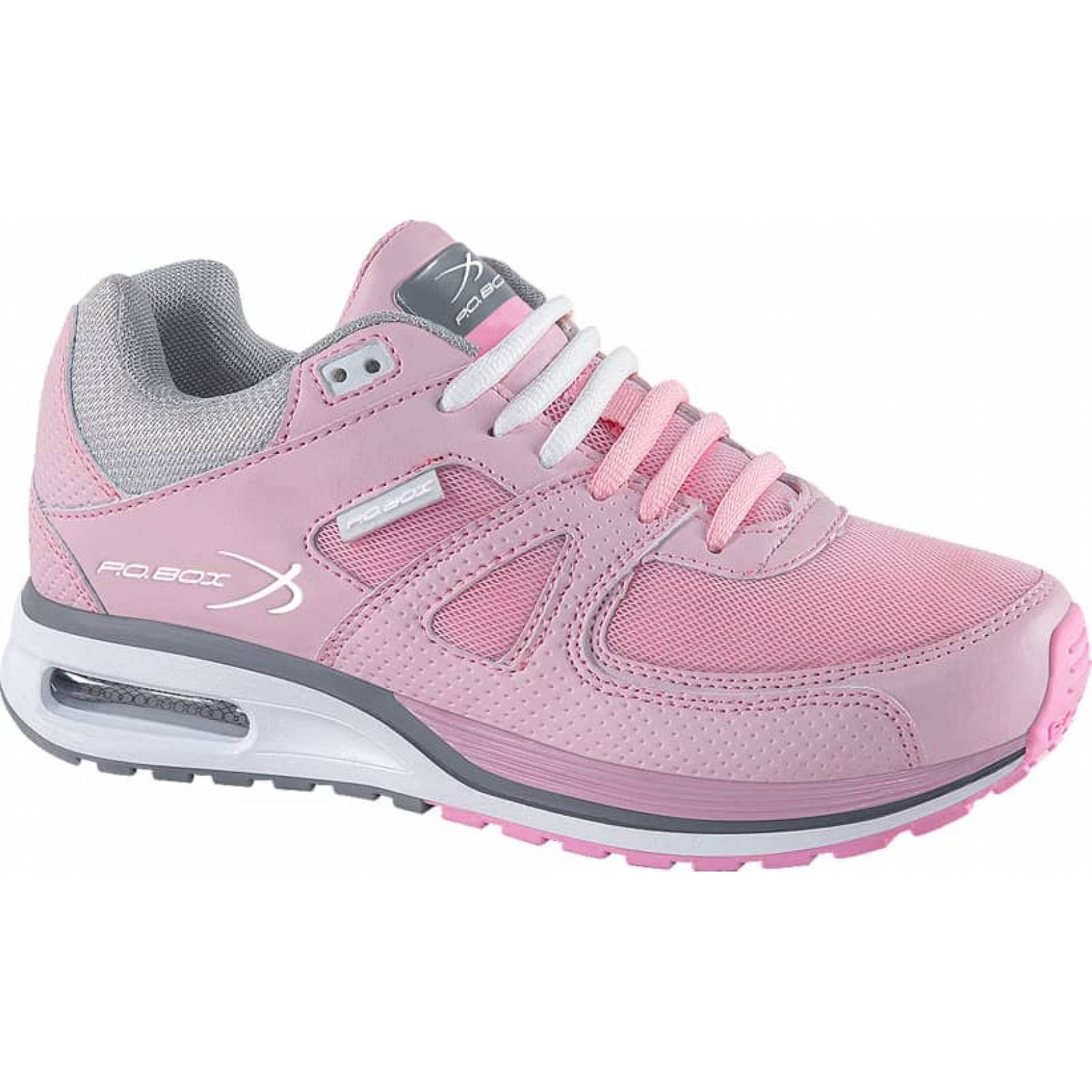 Caminar tenis deportivo dama rosa Po Box modelo 367