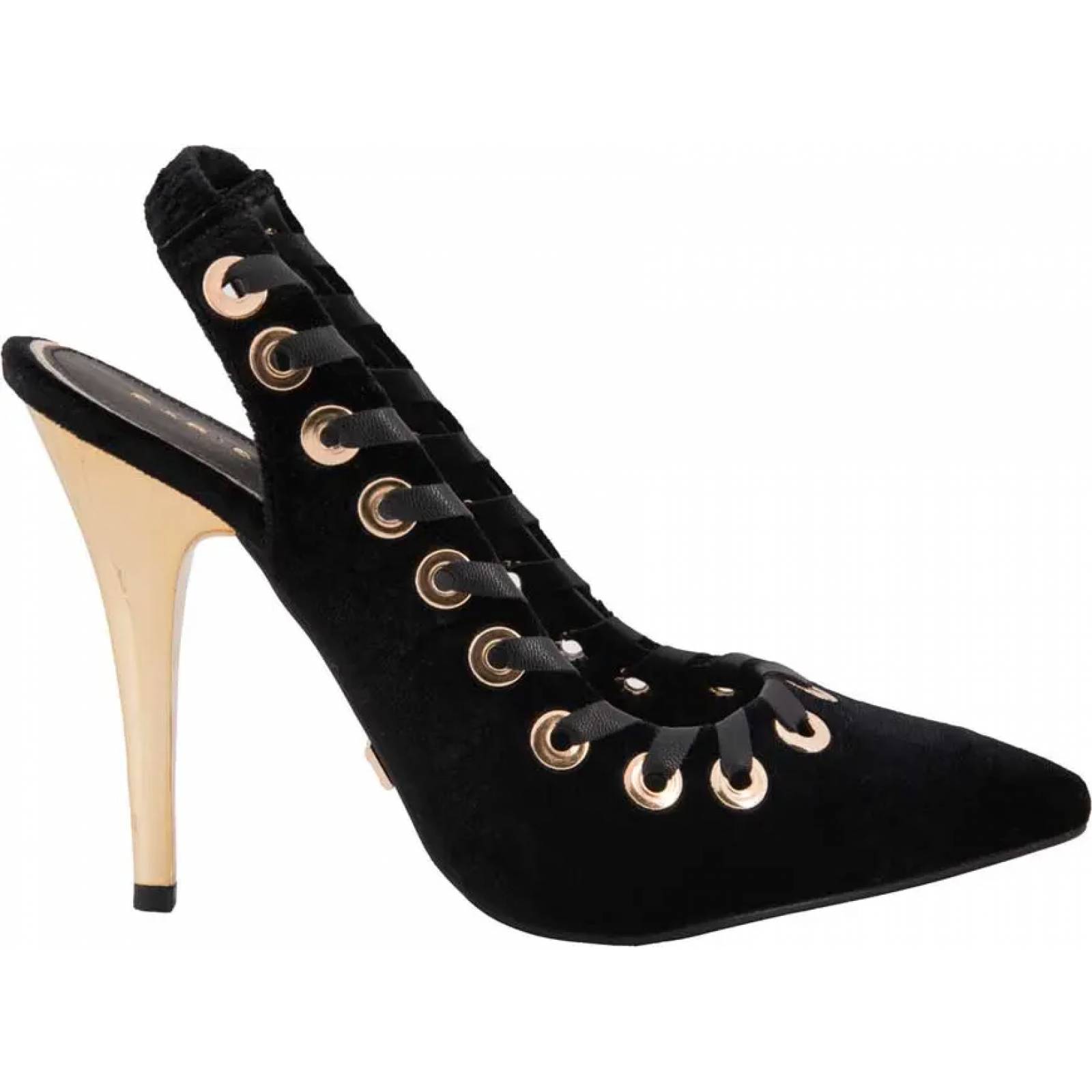 Zapatilla vestir dama negro Paris Hilton modelo P504