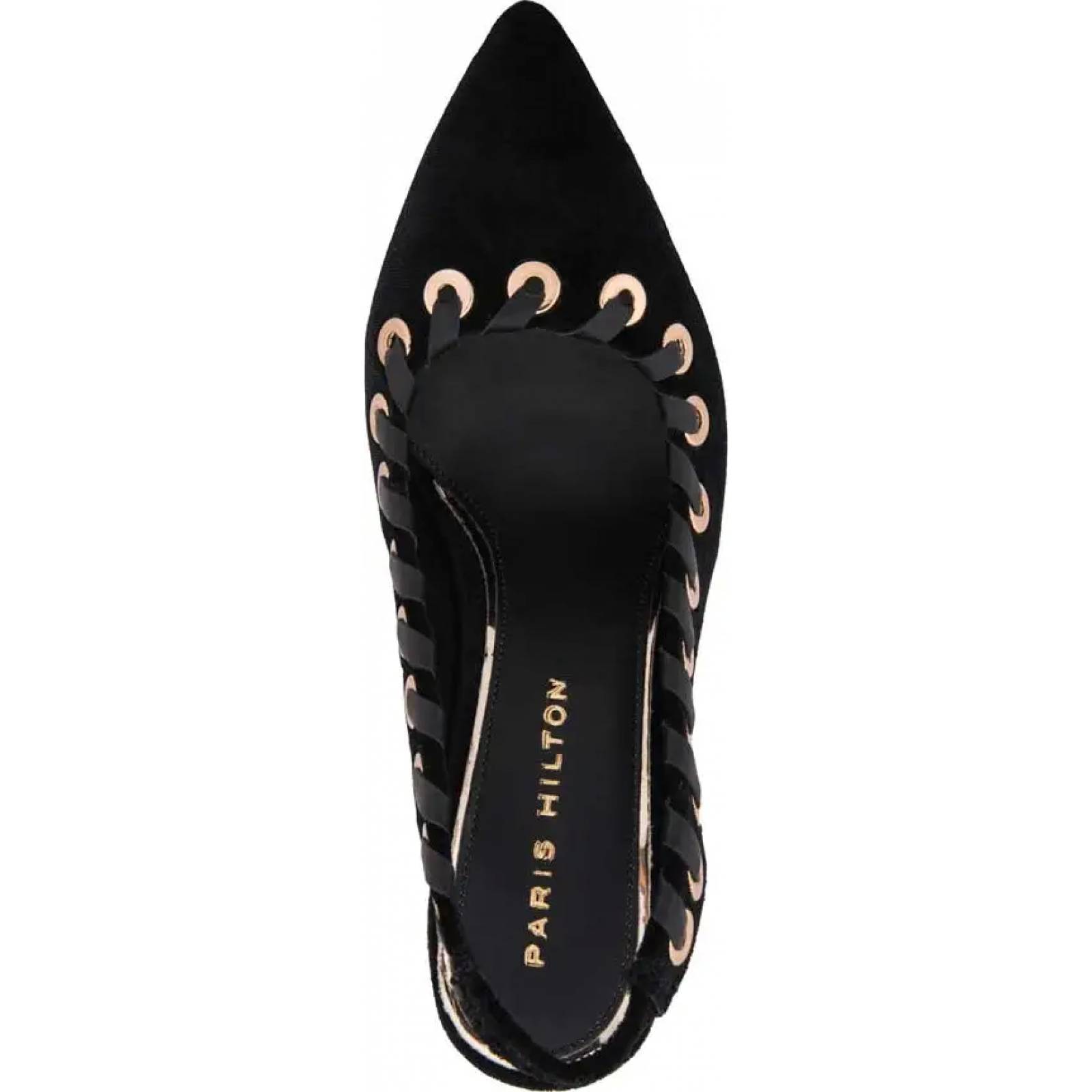 Zapatilla vestir dama negro Paris Hilton modelo P504