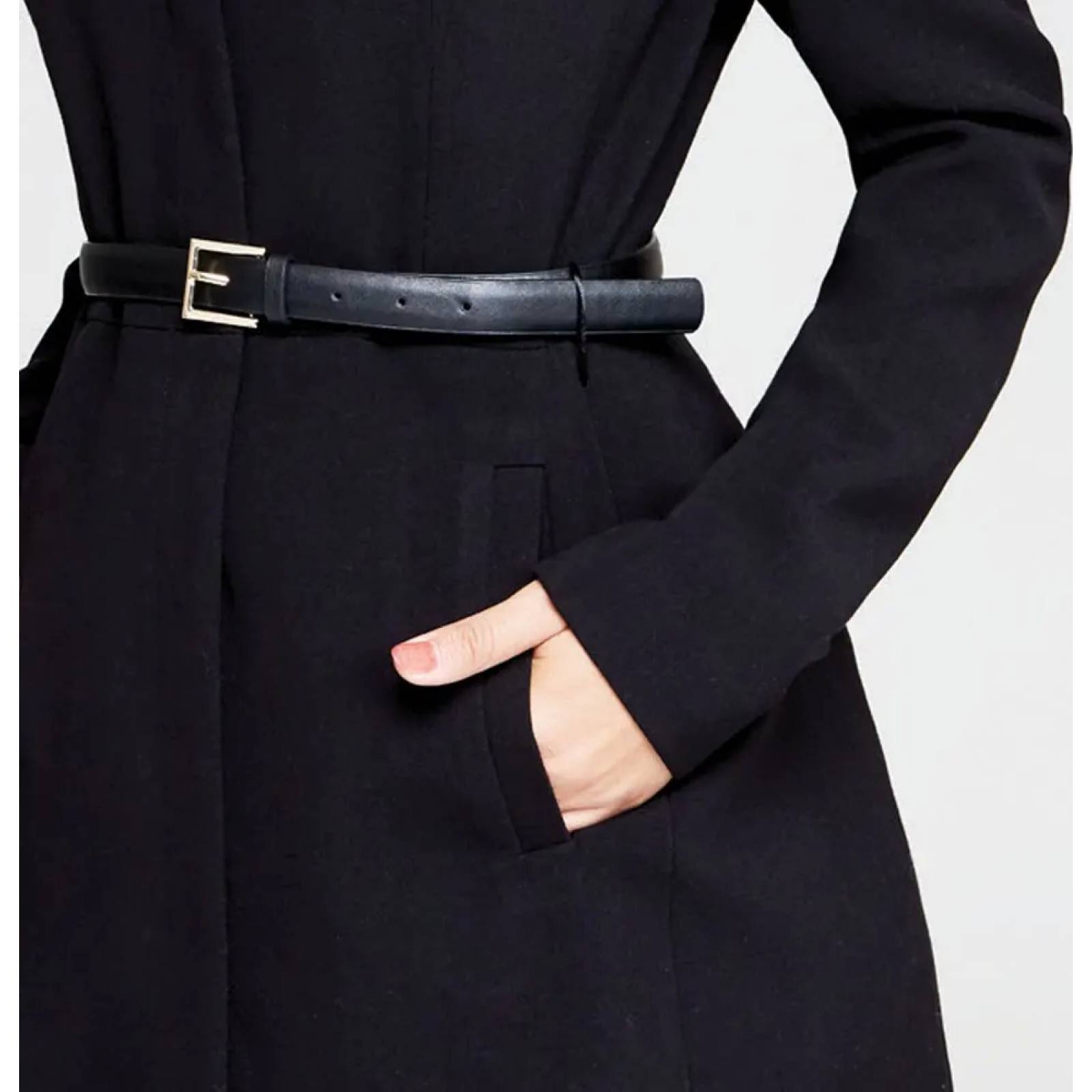 Abrigo abrigadora dama negro Paris Hilton modelo W376