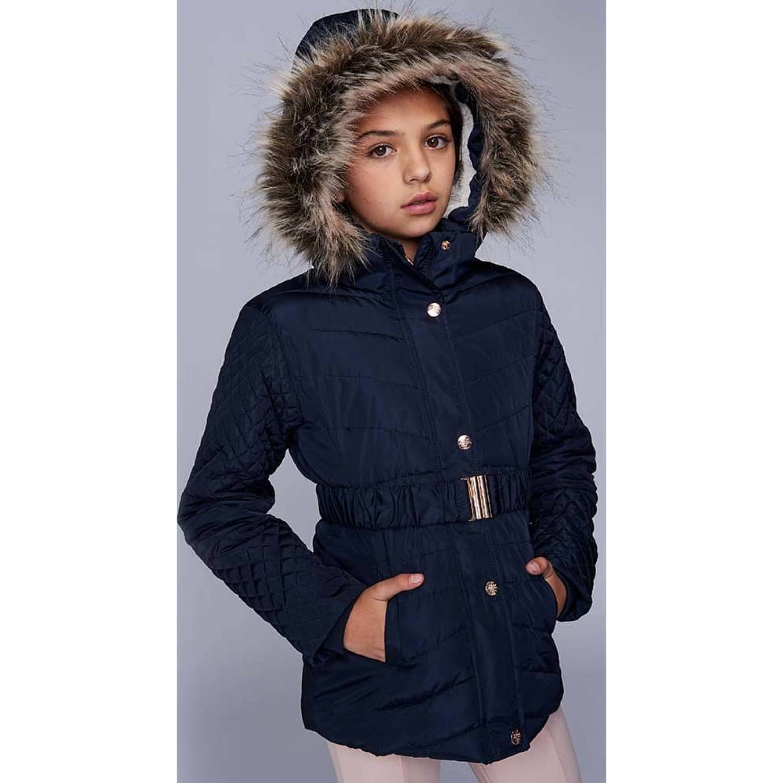 Chamarra abrigadora niña azul marino Pink By Price Shoes modelo DRE4