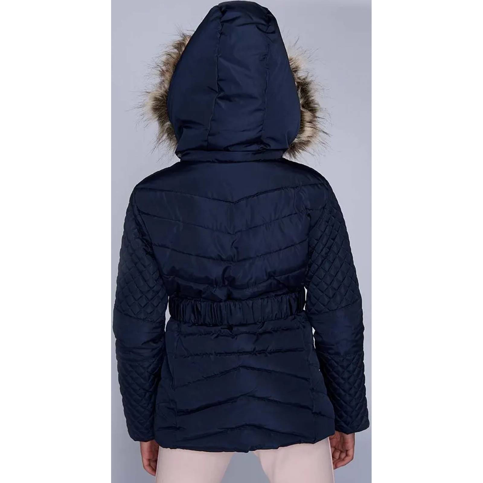 Chamarra abrigadora niña azul marino Pink By Price Shoes modelo DRE4