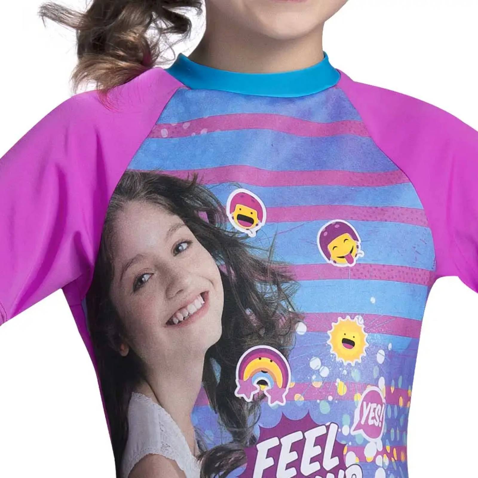Traje de baño de playa niña fiusha Soy Luna modelo 13PS