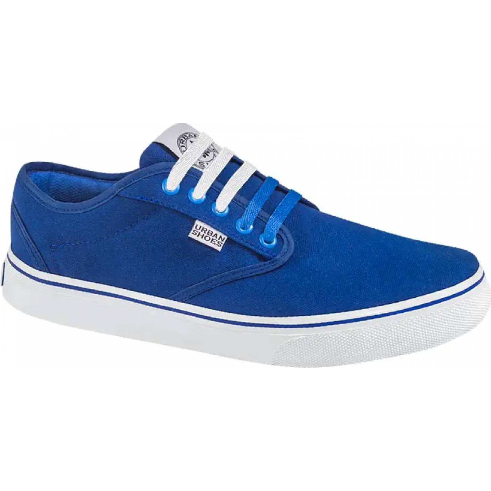 Choclo tenis casual urbano caballero azul rey Urban Shoes modelo 180