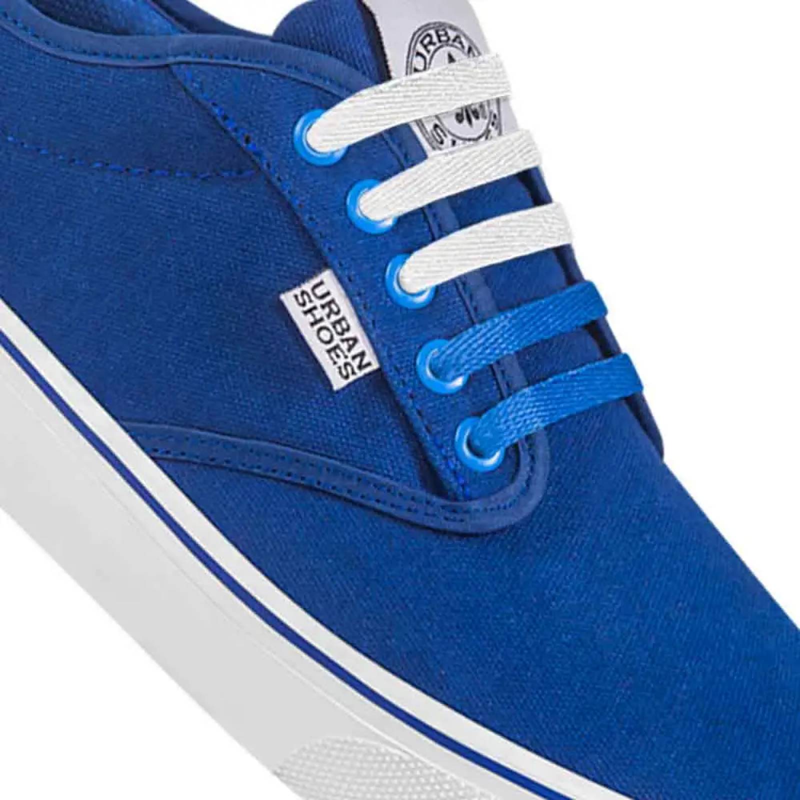 Choclo tenis casual urbano caballero azul rey Urban Shoes modelo 180