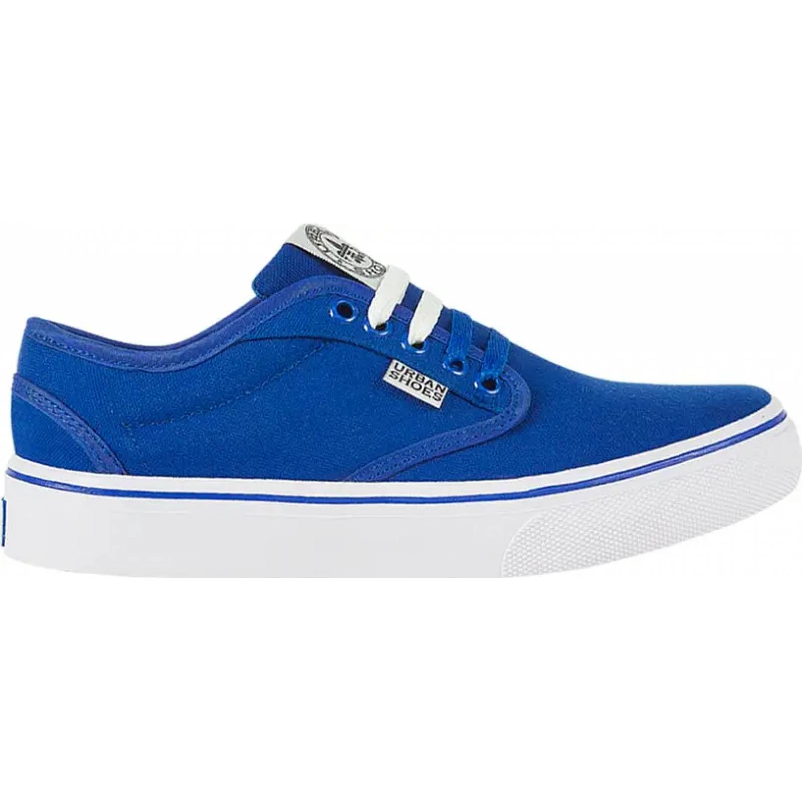 Choclo tenis casual urbano caballero azul rey Urban Shoes modelo 180