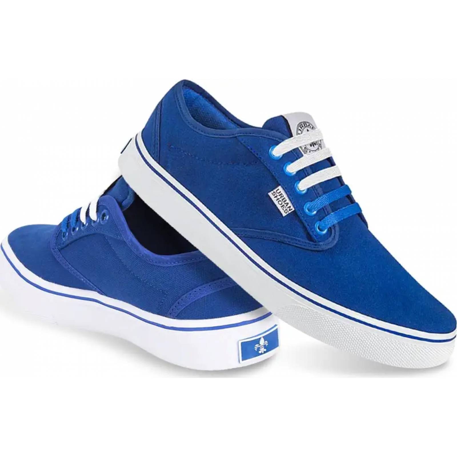Choclo tenis casual urbano caballero azul rey Urban Shoes modelo 180