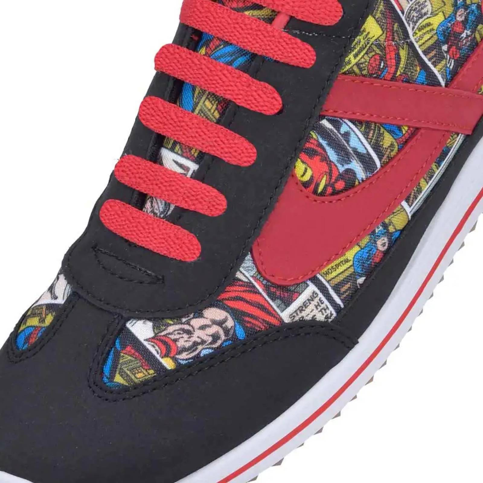 Choclo tenis casual urbano juniors negro Panam modelo 0001