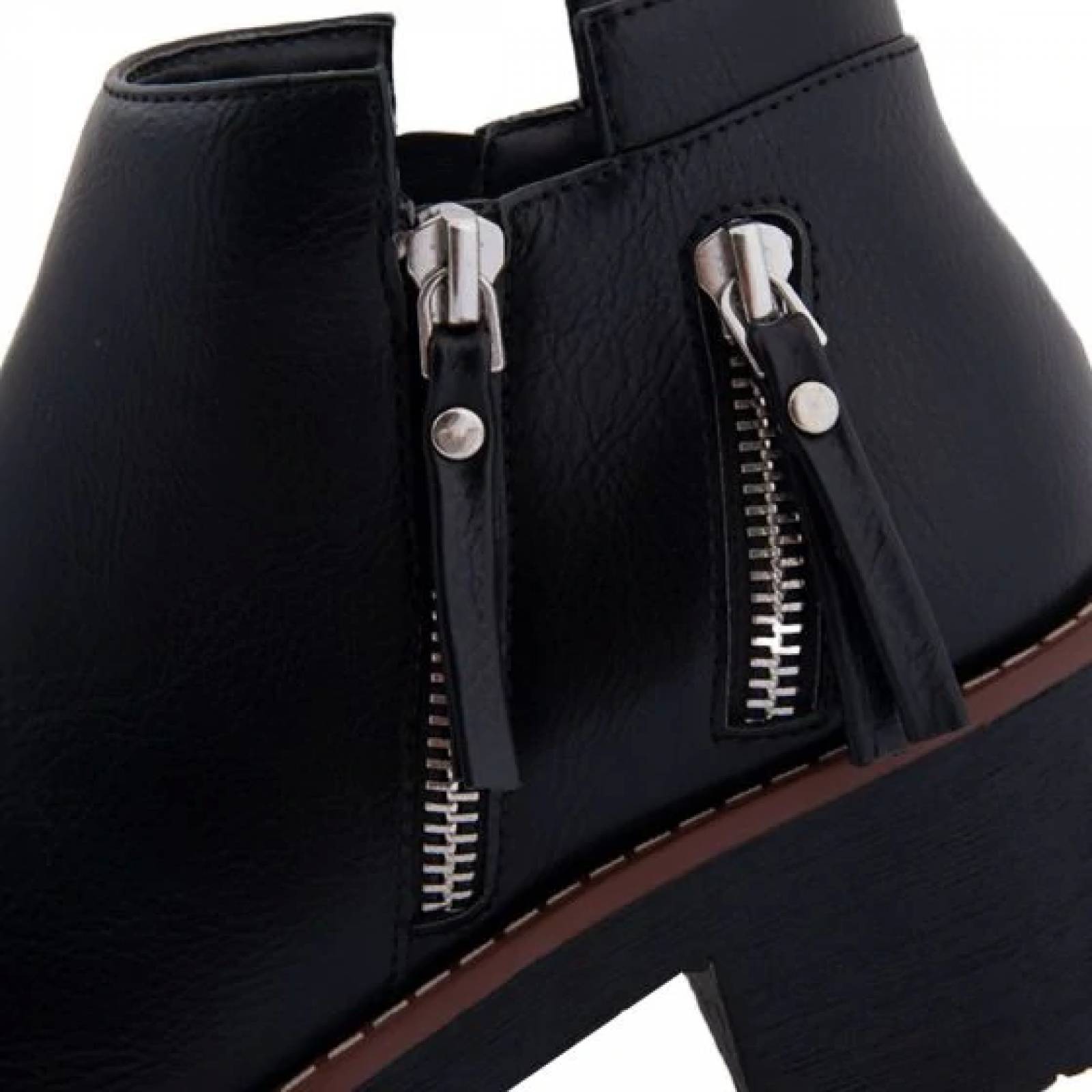 Botas Casuales Negras Mujer Tierra Bendita  8201