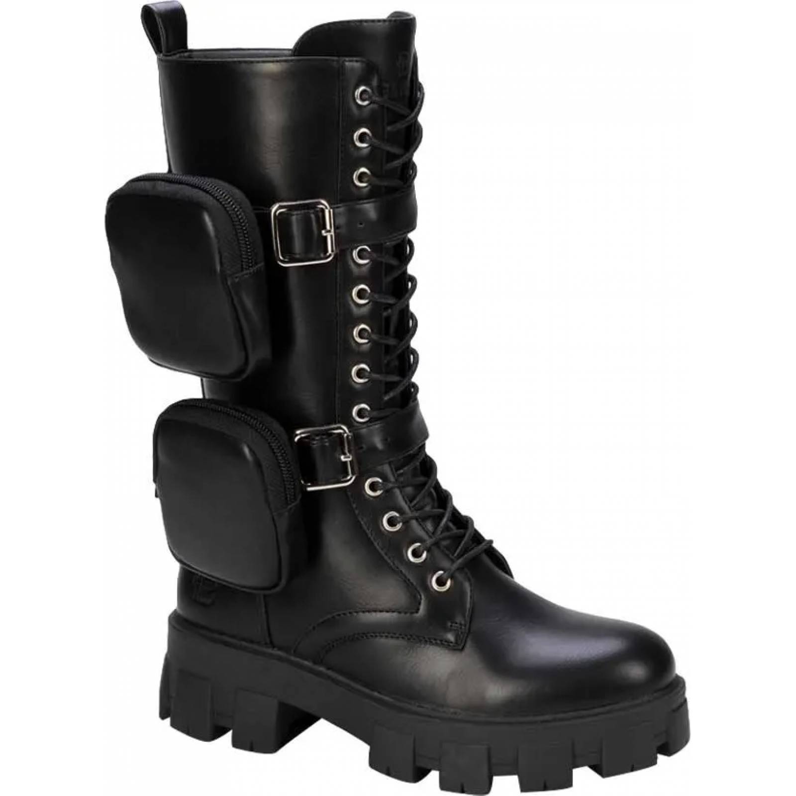 Bota militar dama negro Belinda Peregrin modelo 1035