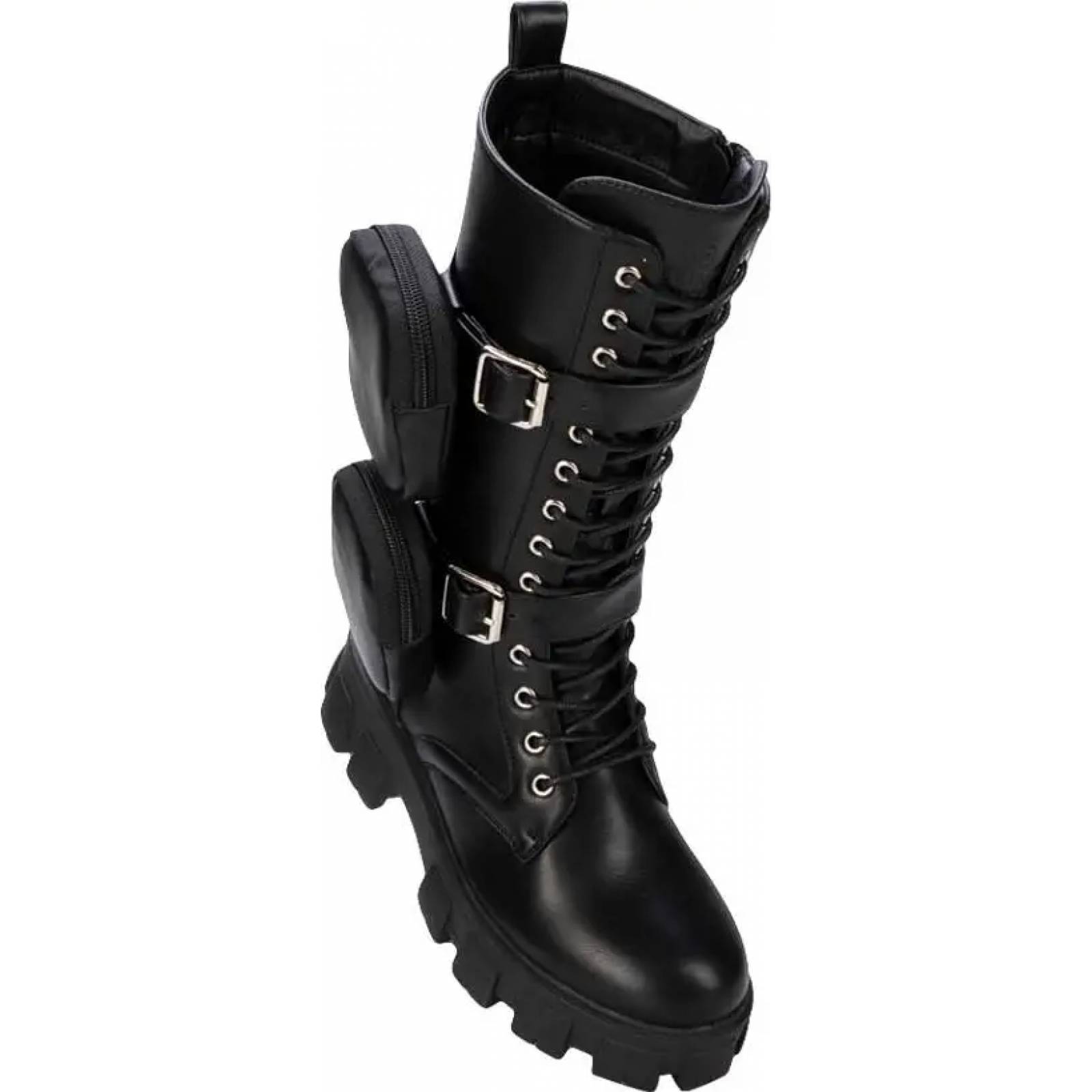 Bota militar dama negro Belinda Peregrin modelo 1035