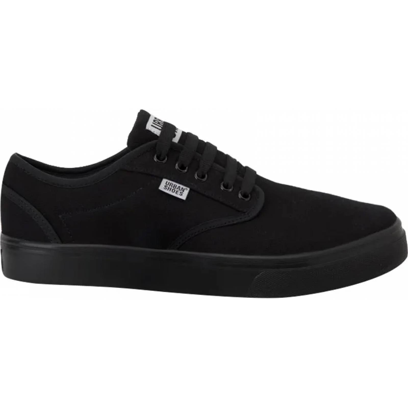 Choclo tenis casual urbano caballero negro Urban Shoes modelo 180
