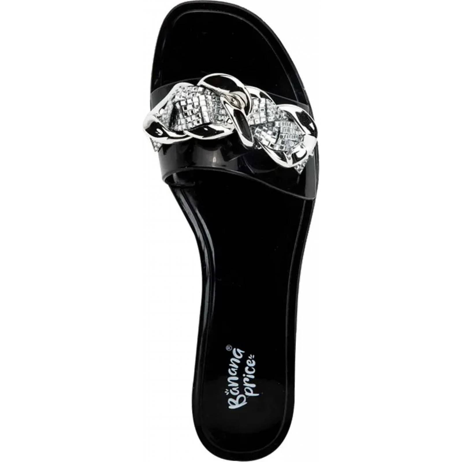 Sandalia playa/baño dama negro Banana Price modelo M215
