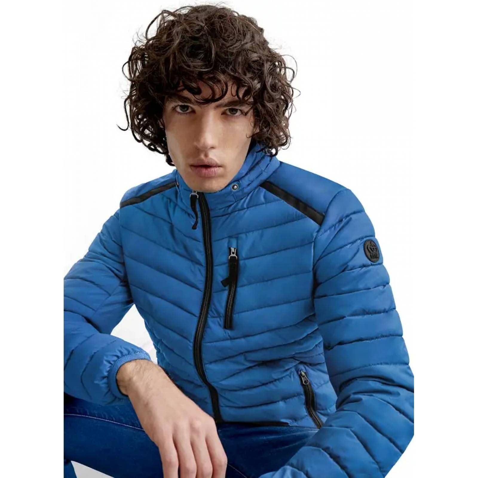 Chamarra abrigadora caballero azul D.e.e.p Selection modelo 0583