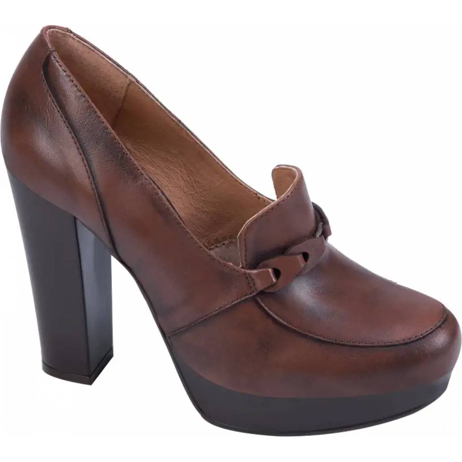 Zapatilla vestir dama cafe Sao Paulo modelo 6008