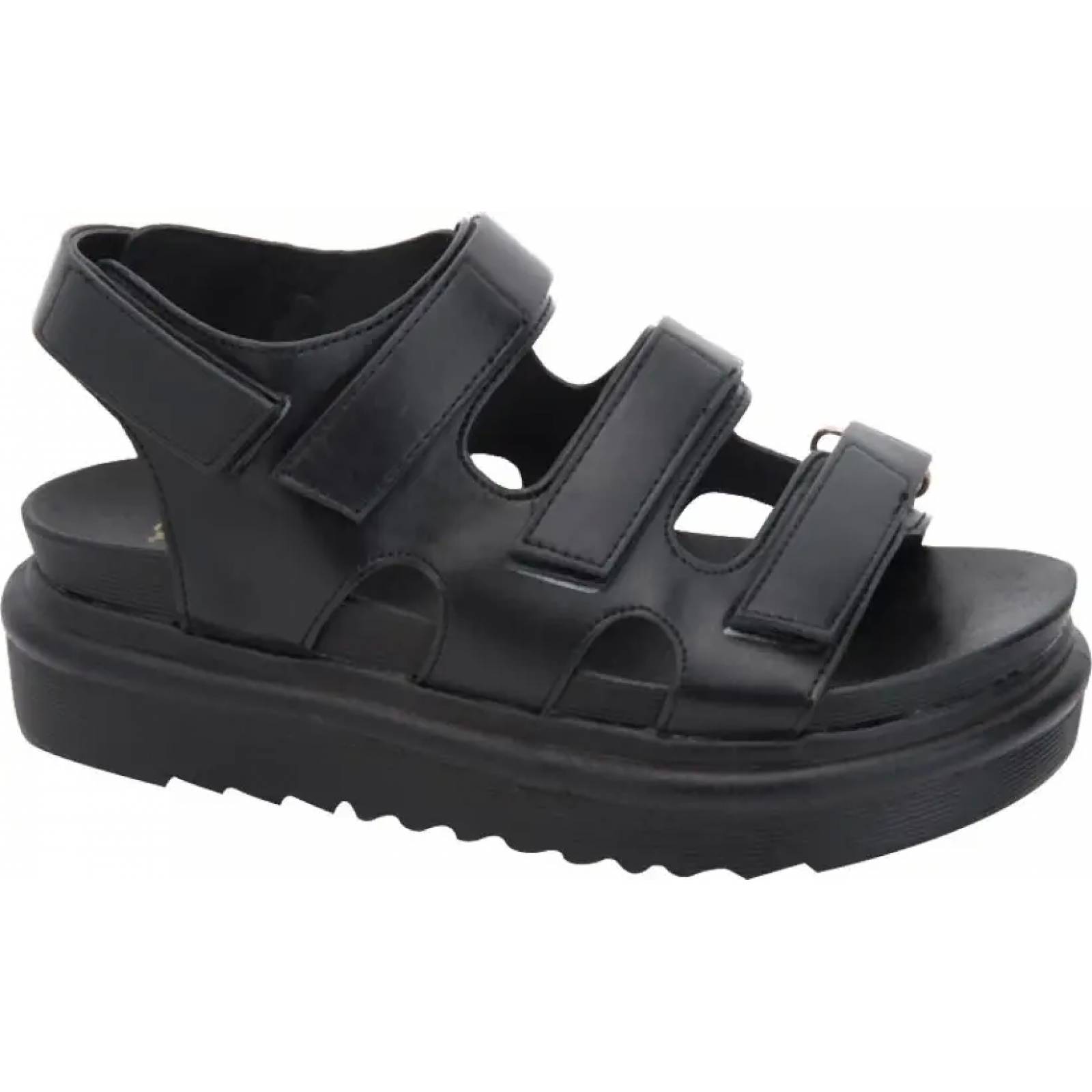 Sandalia casual dama negro Pink By Price Shoes modelo 9971