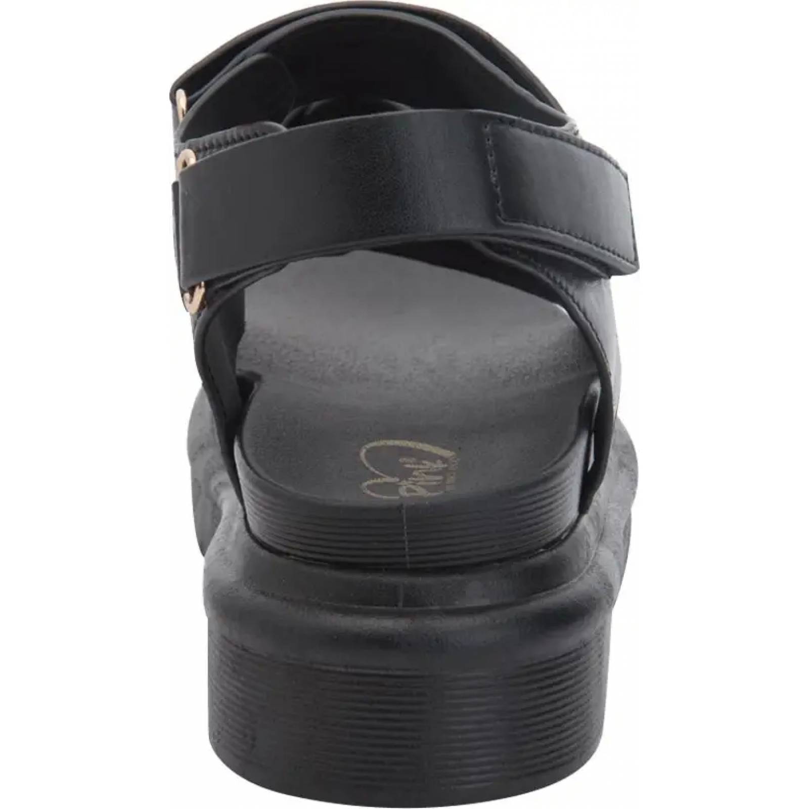 Sandalia casual dama negro Pink By Price Shoes modelo 9971