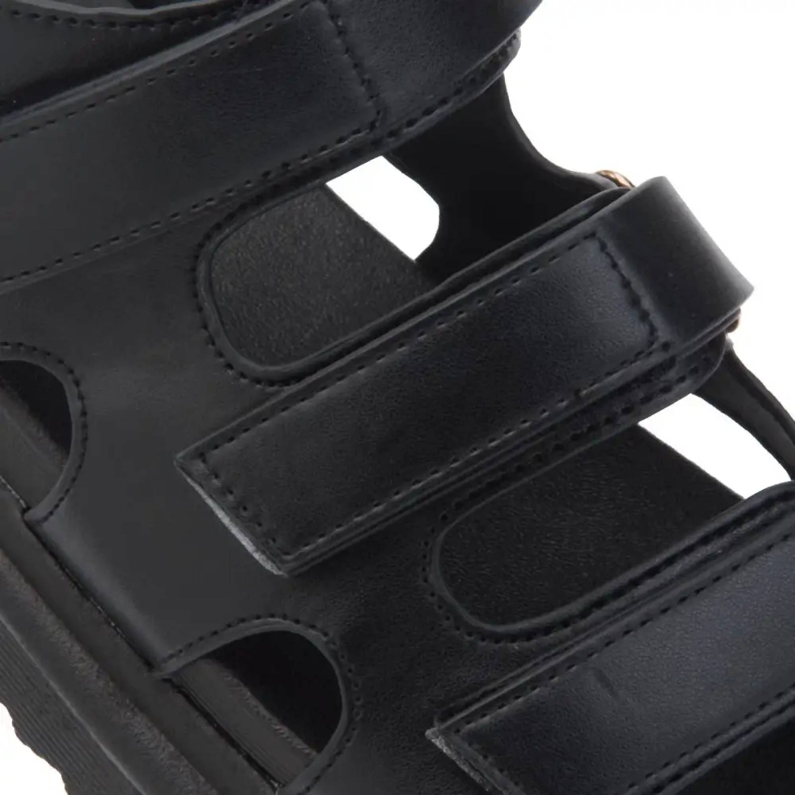 Sandalia casual dama negro Pink By Price Shoes modelo 9971