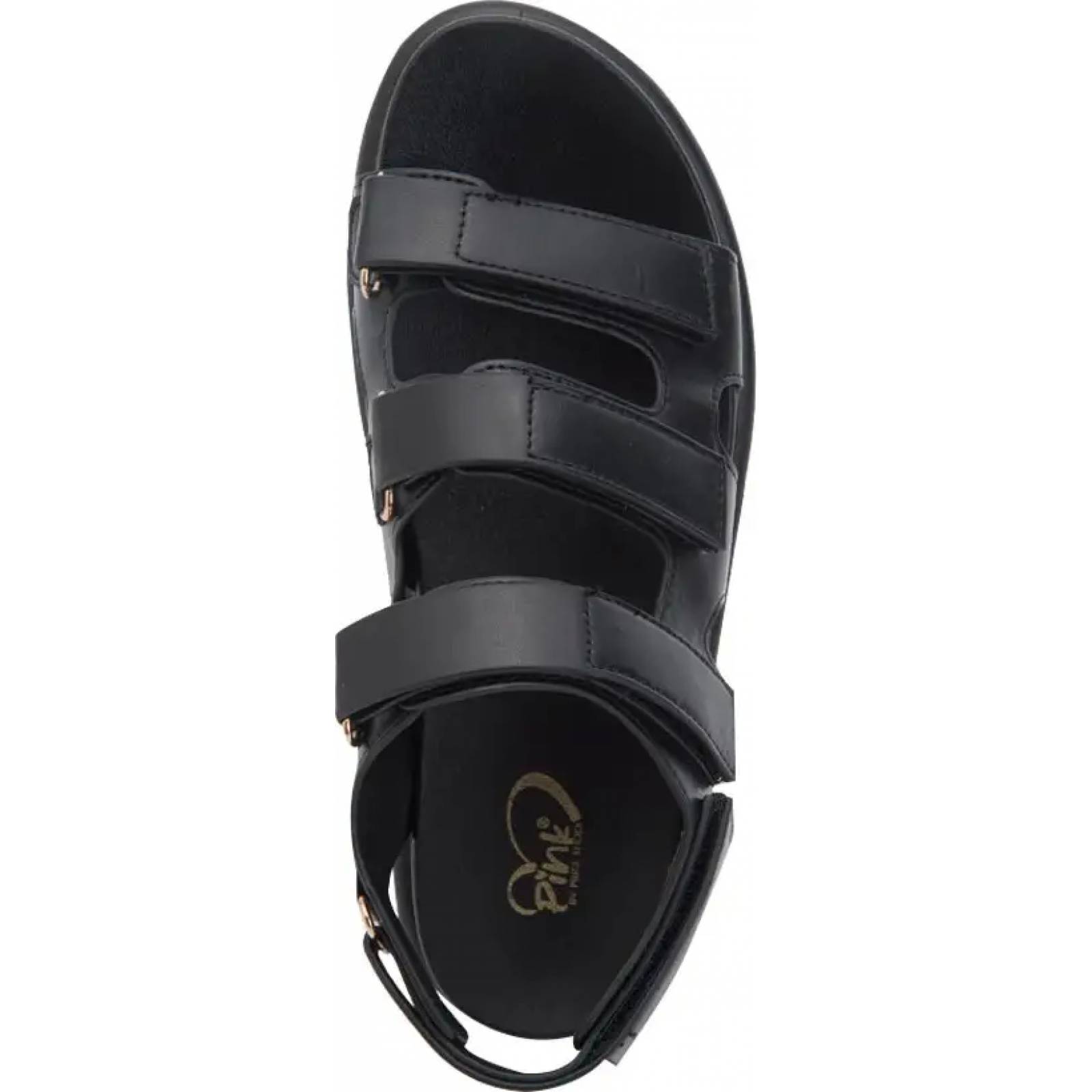 Sandalia casual dama negro Pink By Price Shoes modelo 9971