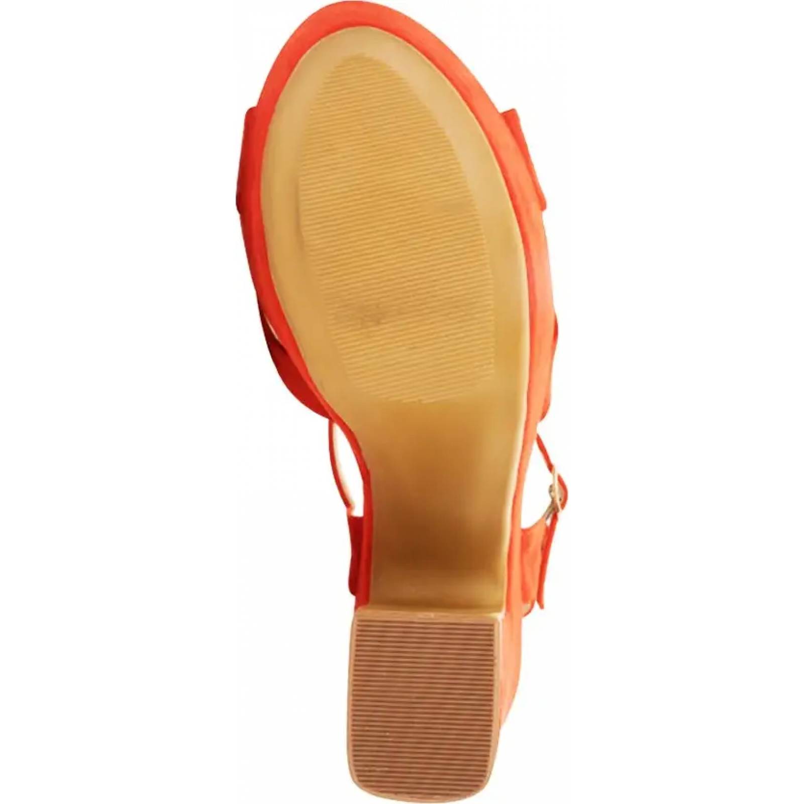 Sandalia casual dama naranja Hpc Polo modelo 8005