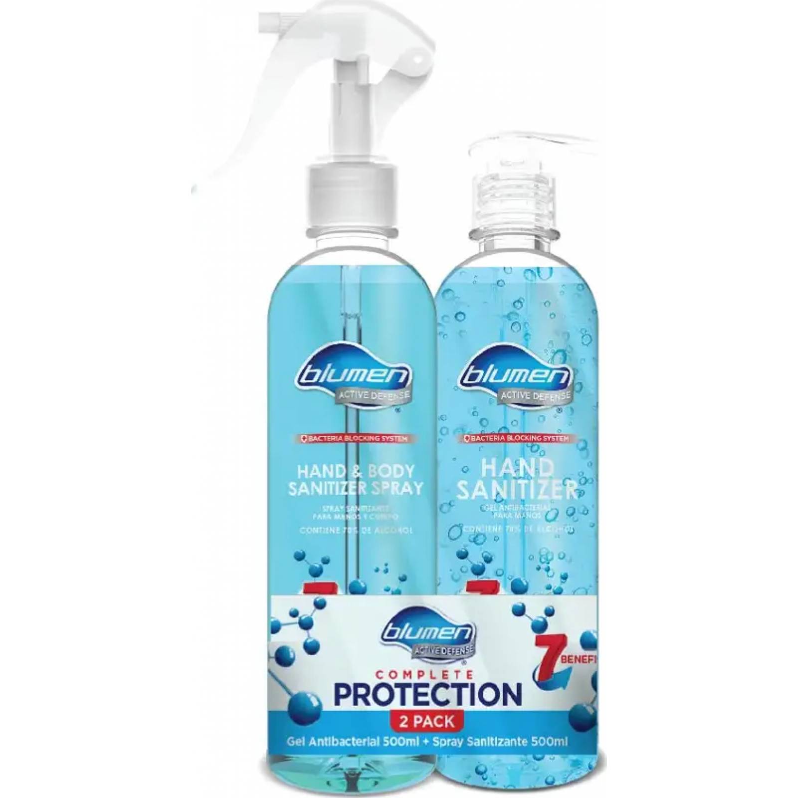 Sanitizante higiene personal cuidado del cuerpo multicolor Blumen modelo 1579