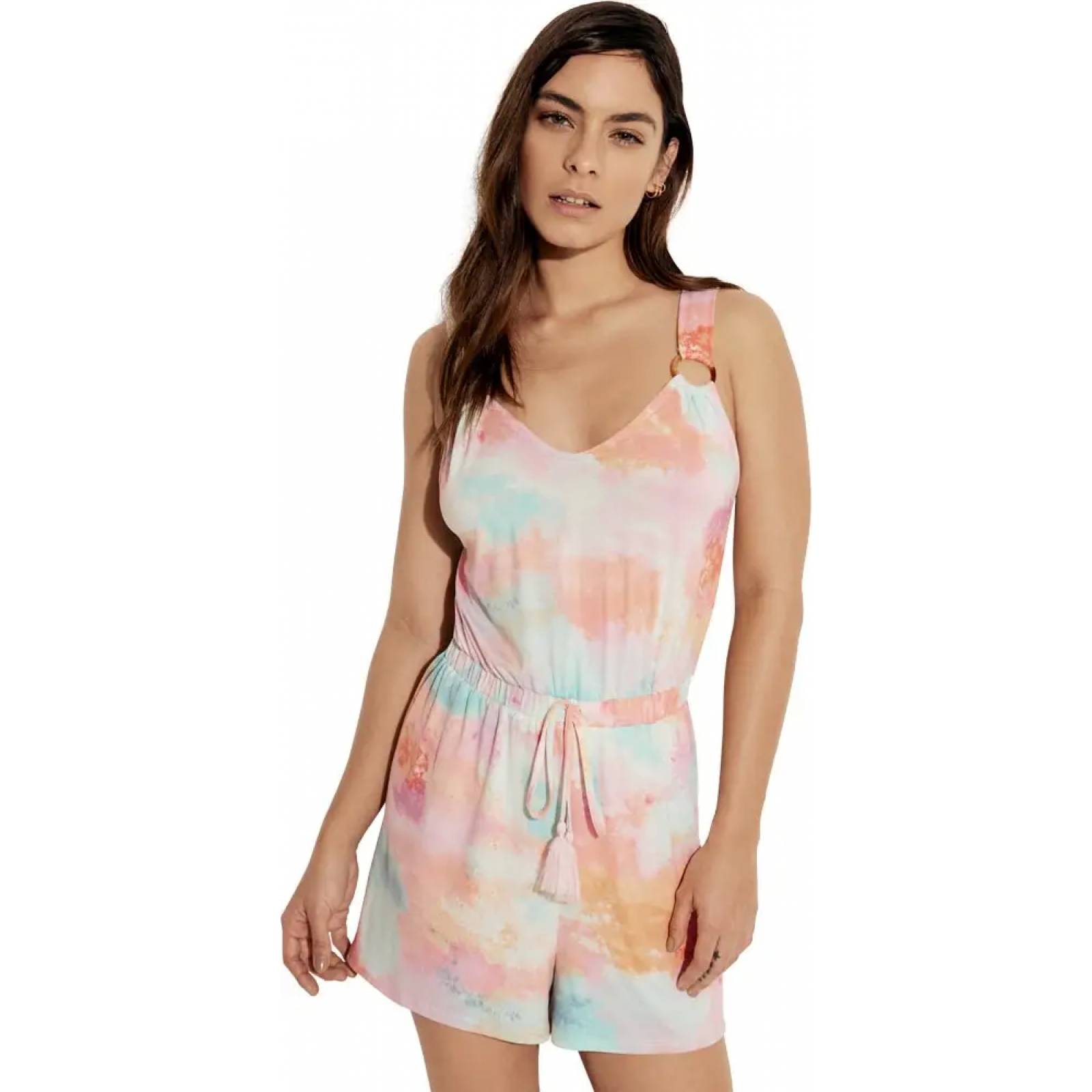 Palazzo/hot pants casual dama rosa Holly Land modelo 4228