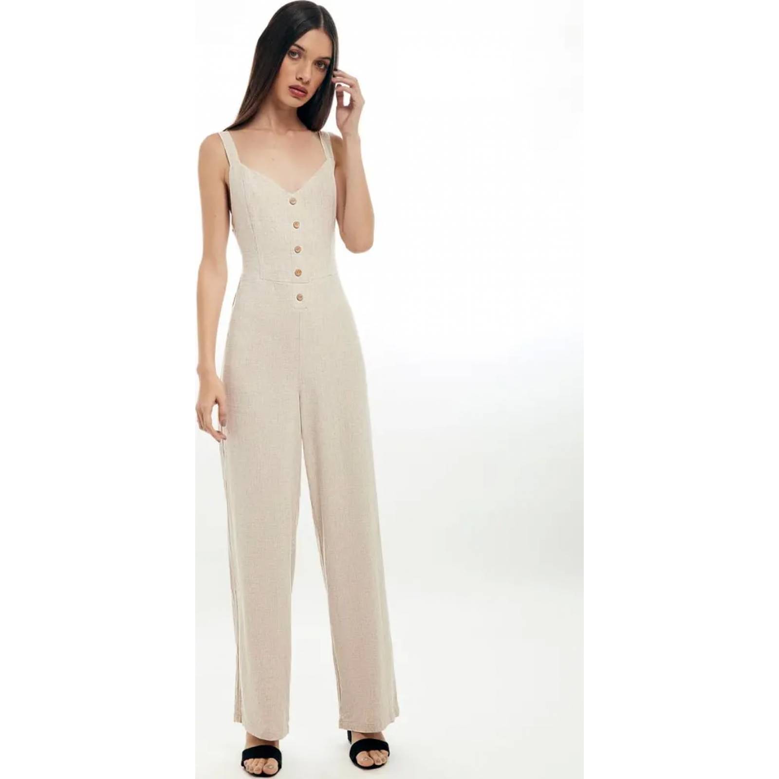 Palazzo/hot pants casual dama beige Holly Land modelo LN42