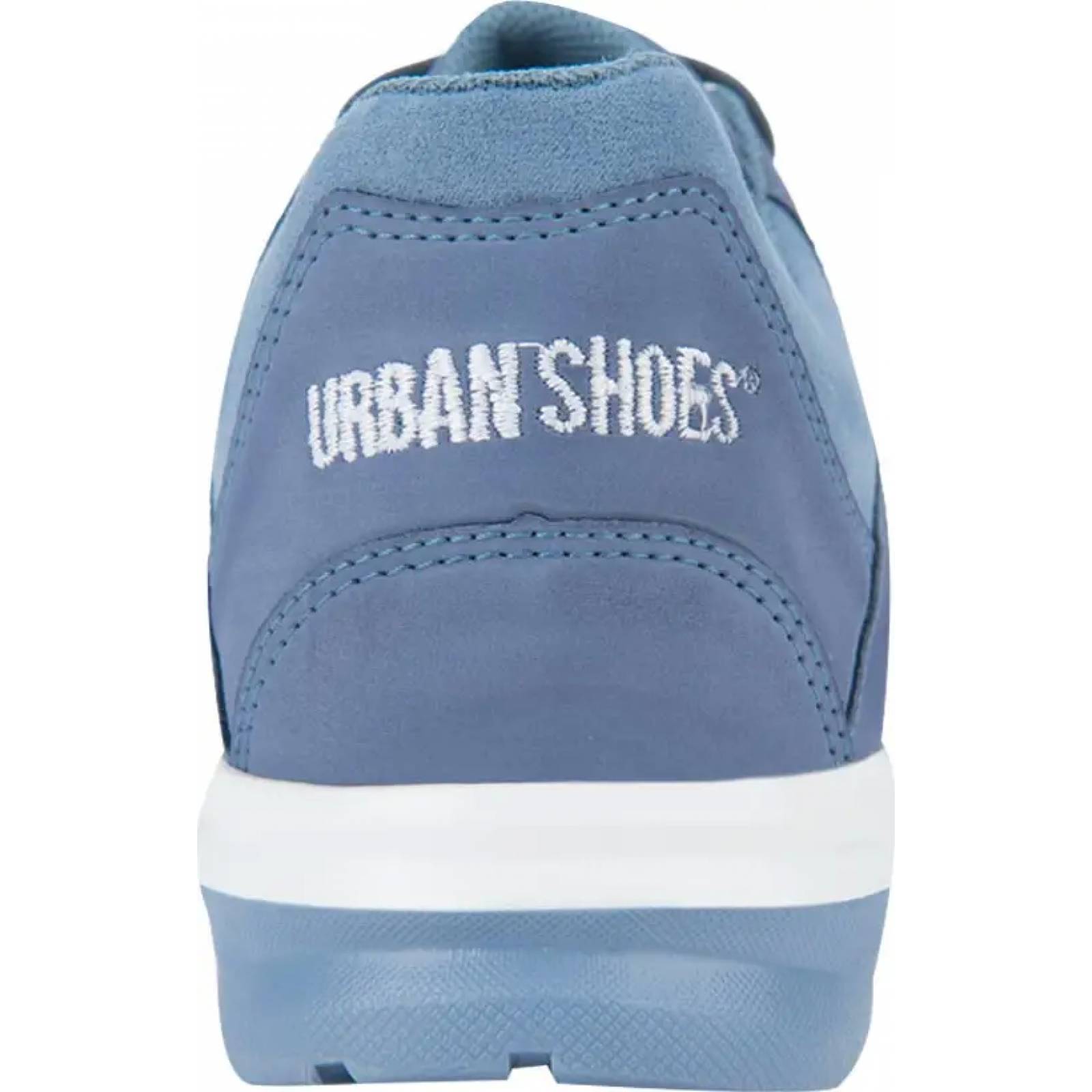 Choclo tenis casual urbano dama azul mezclilla Urban Shoes modelo 600