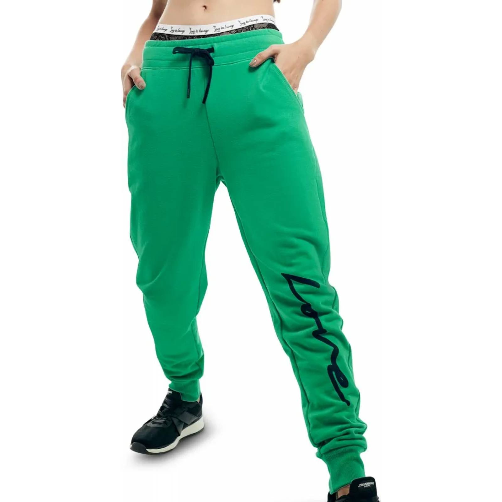 Pants casual dama azul menta Love To Lounge modelo PIKA