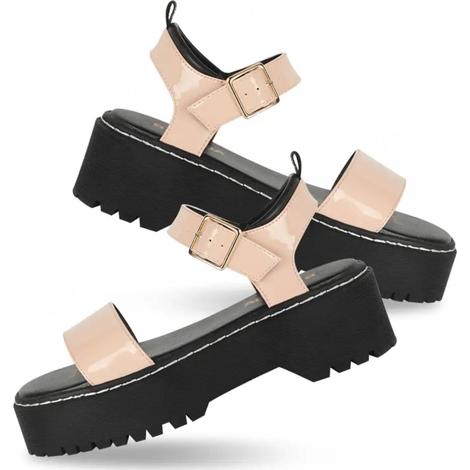 Sandalia casual dama nude Belinda Peregrin modelo 1905