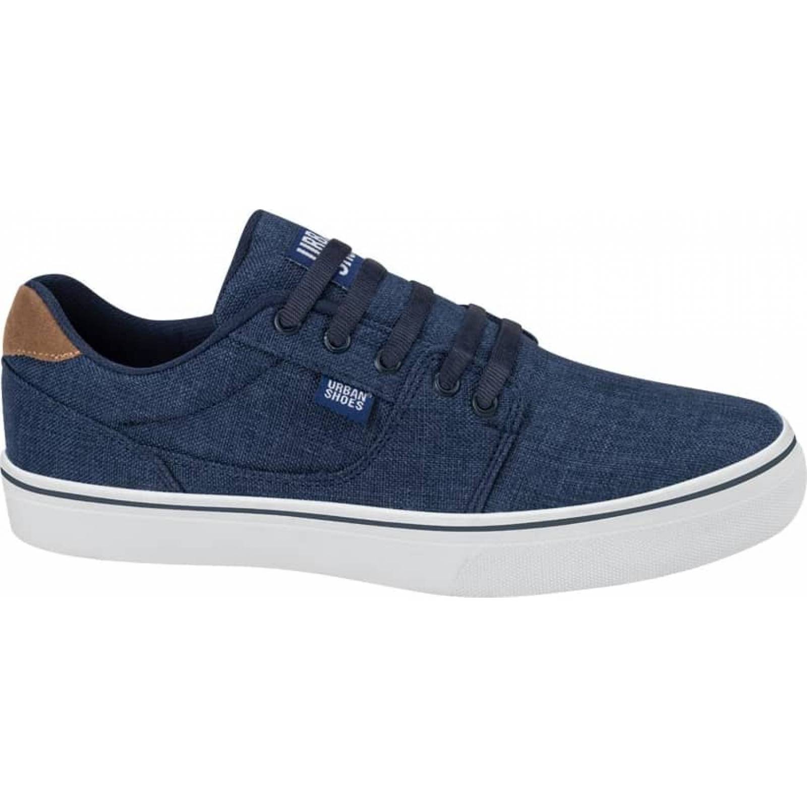 Choclo tenis casual urbano caballero azul marino Urban Shoes modelo 610