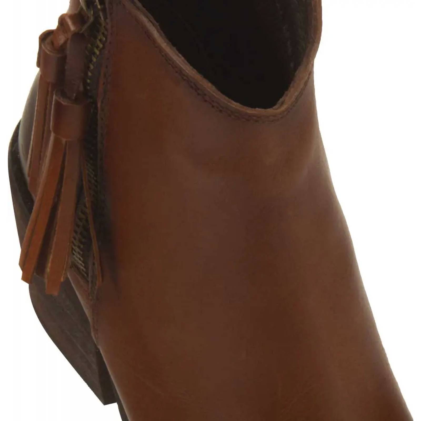 Bota vaquero dama cafe Tierra Bendita modelo 2696