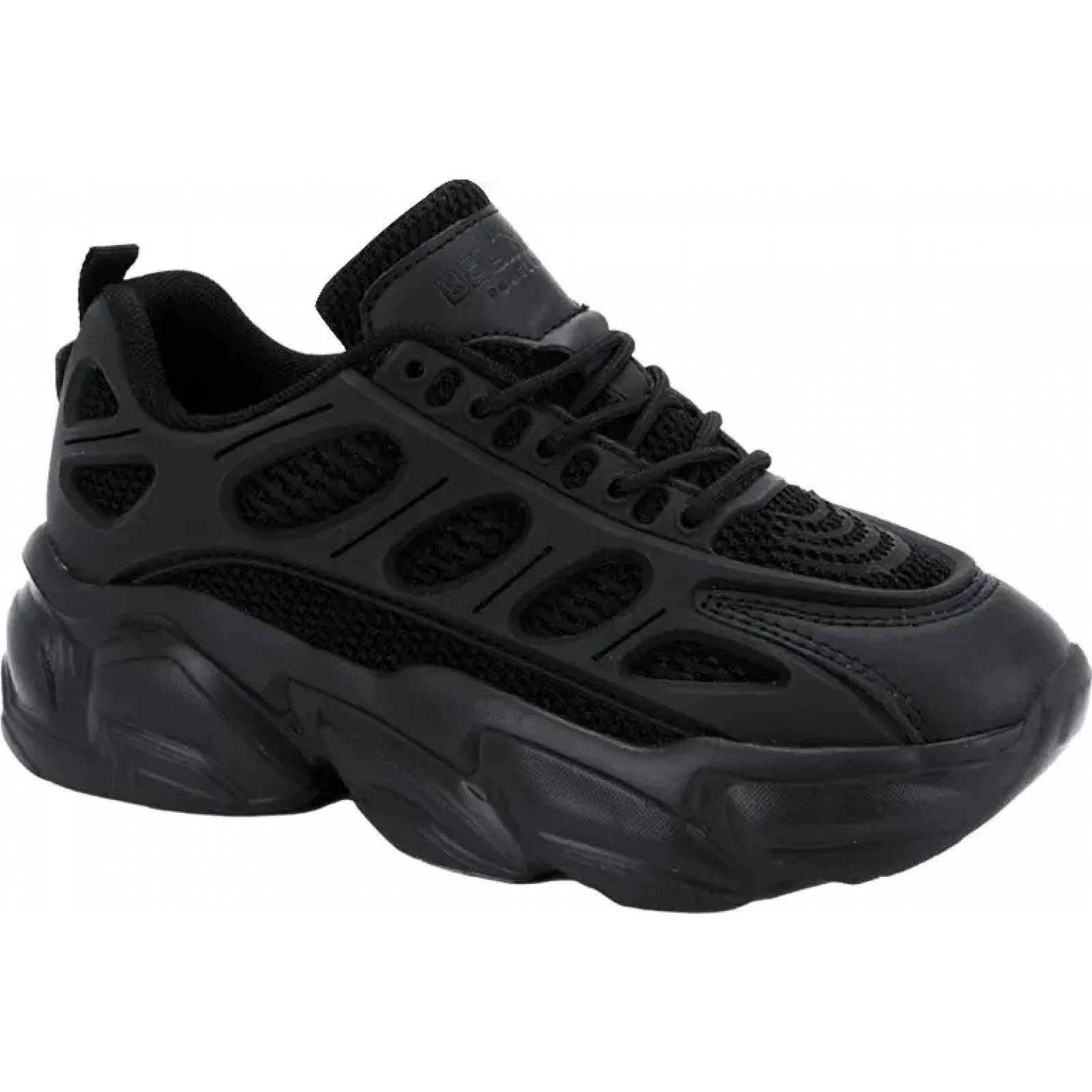 Choclo tenis casual urbano dama negro Belinda Peregrin modelo 6101