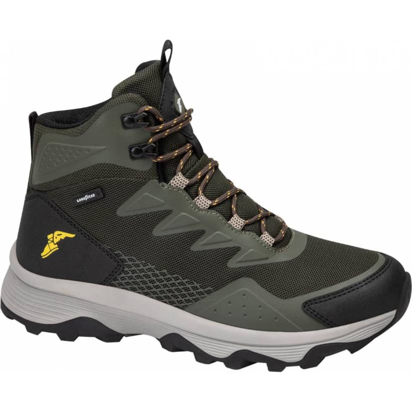 Bota hiker caballero verde Goodyear modelo A623