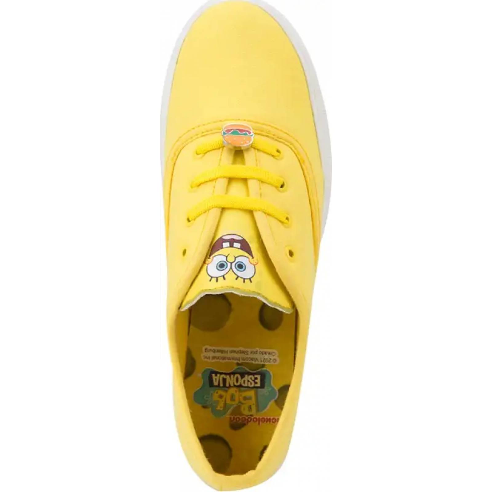 Choclo tenis casual urbano dama amarillo Bob Esponja modelo 4001