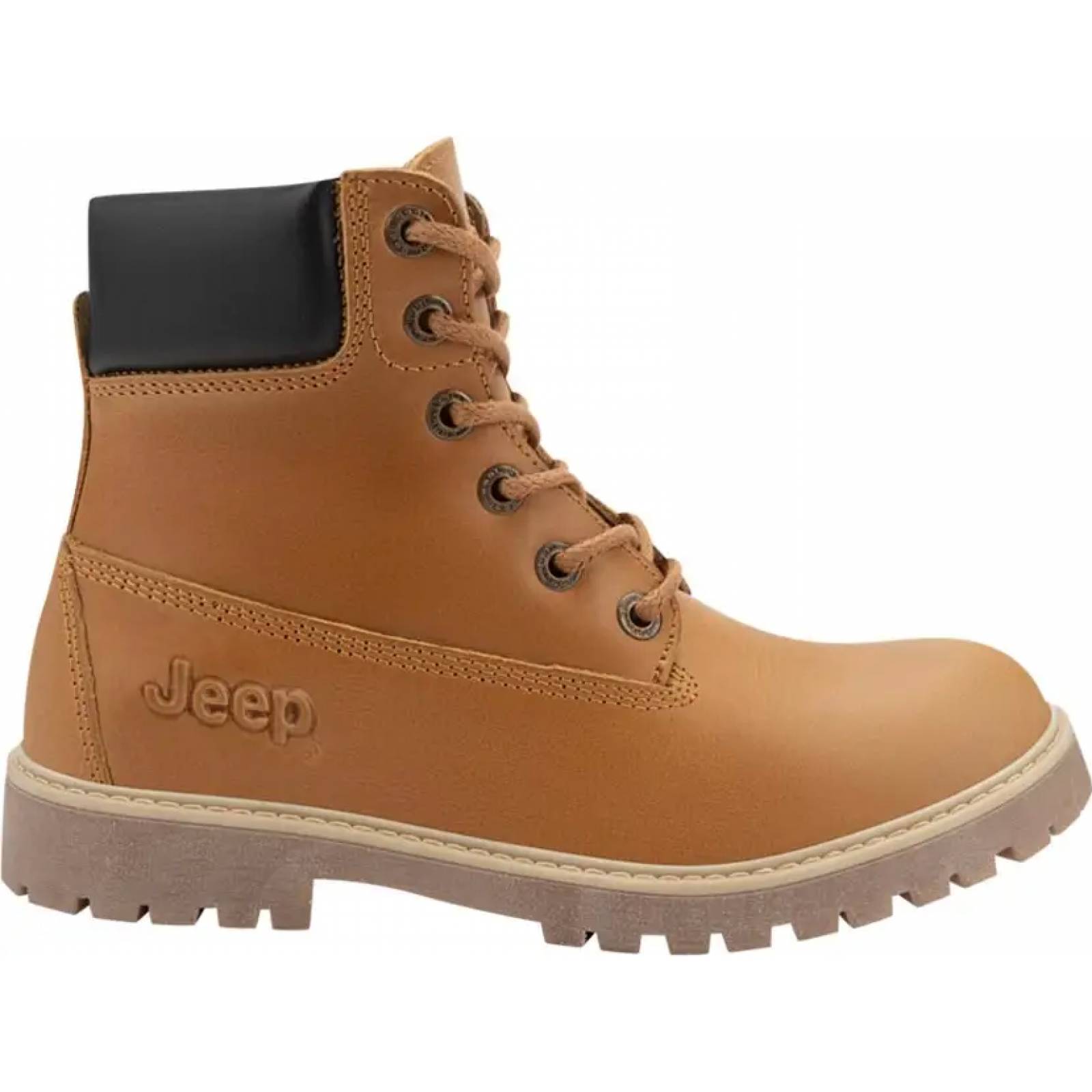 Botines dama miel piel Jeep modelo 4304