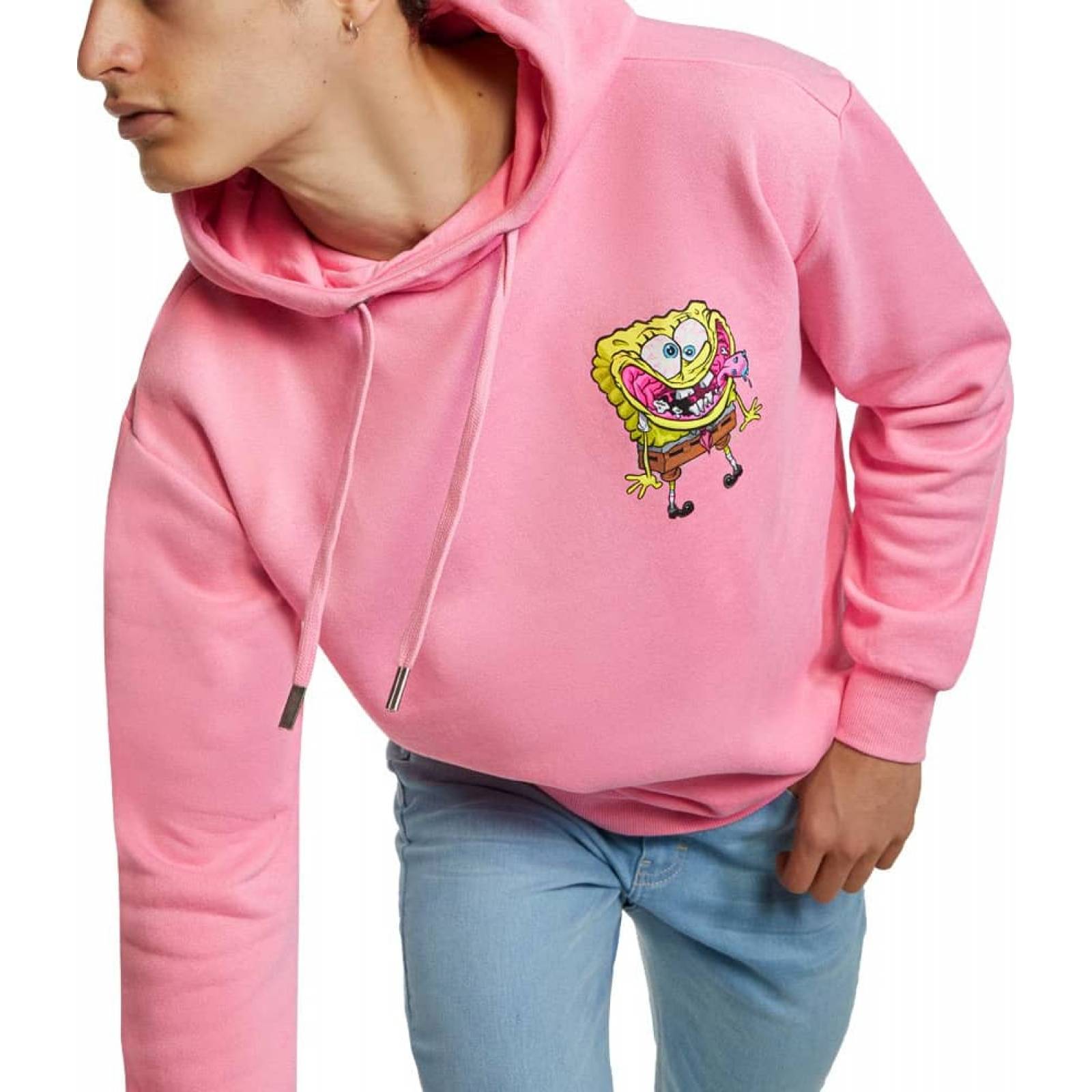 Sudadera abrigadora caballero rosa Bob Esponja modelo CB02