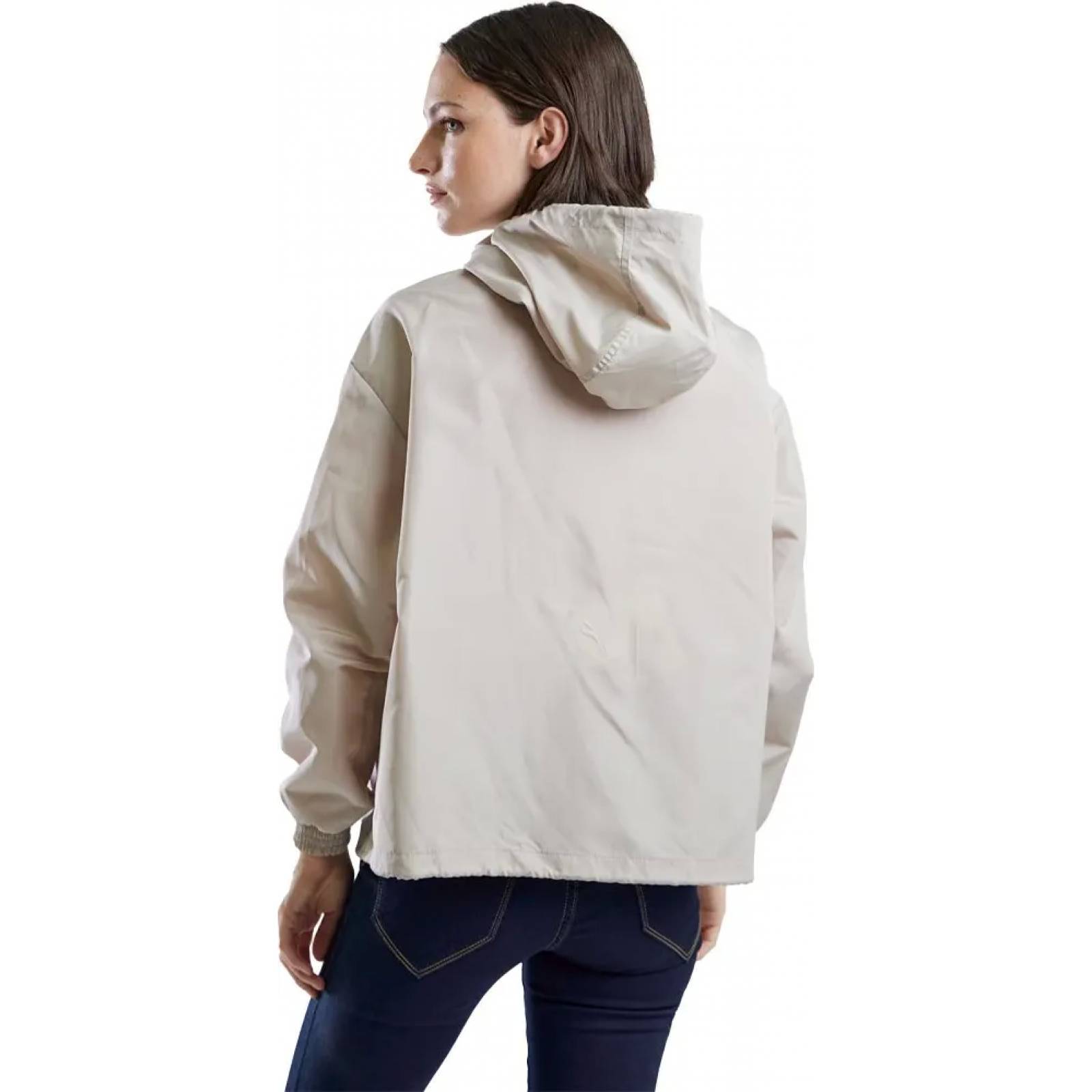 Chamarra abrigadora dama beige Holly Land modelo 9299