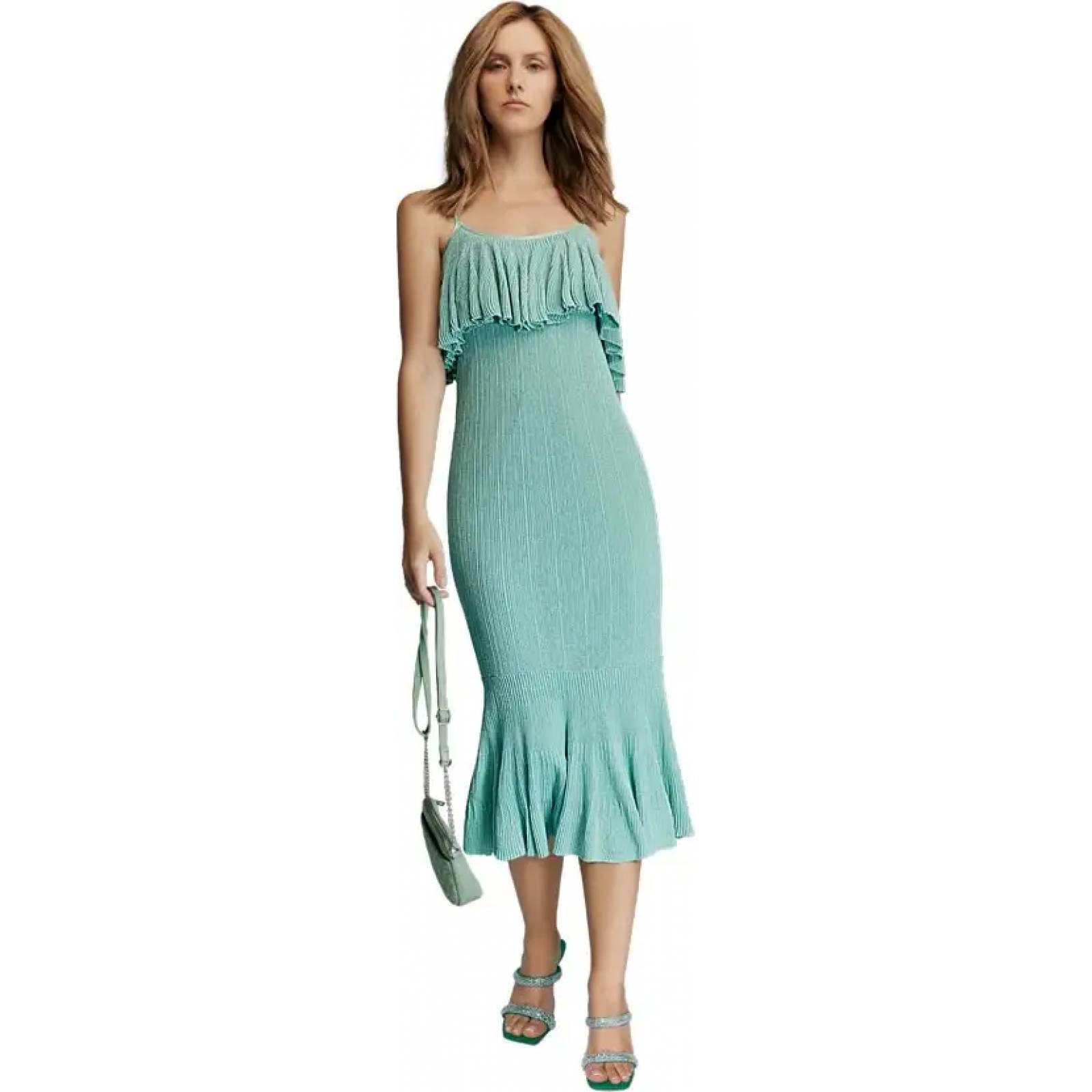 Vestido casual dama azul turquesa Holly Land modelo HA30