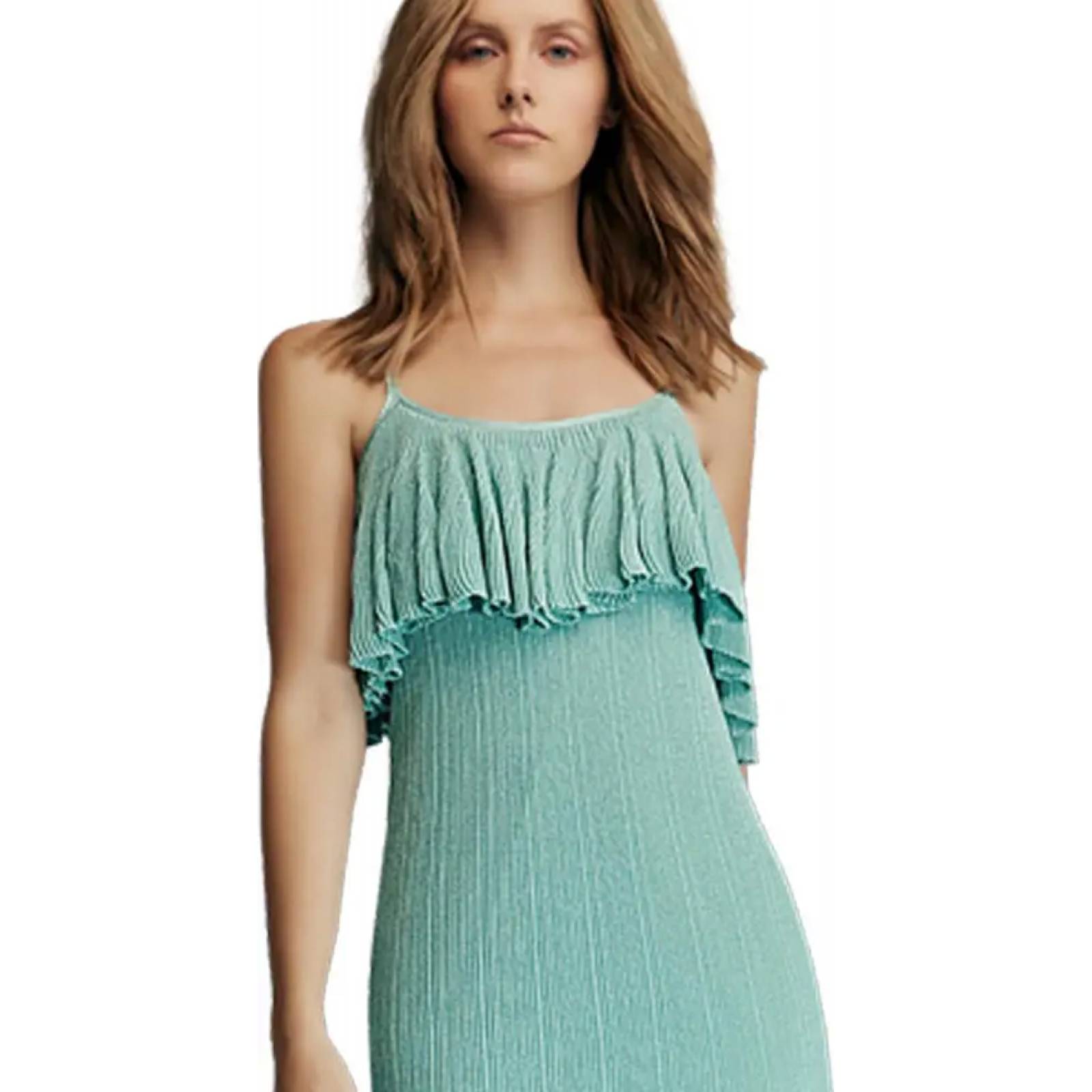 Vestido casual dama azul turquesa Holly Land modelo HA30