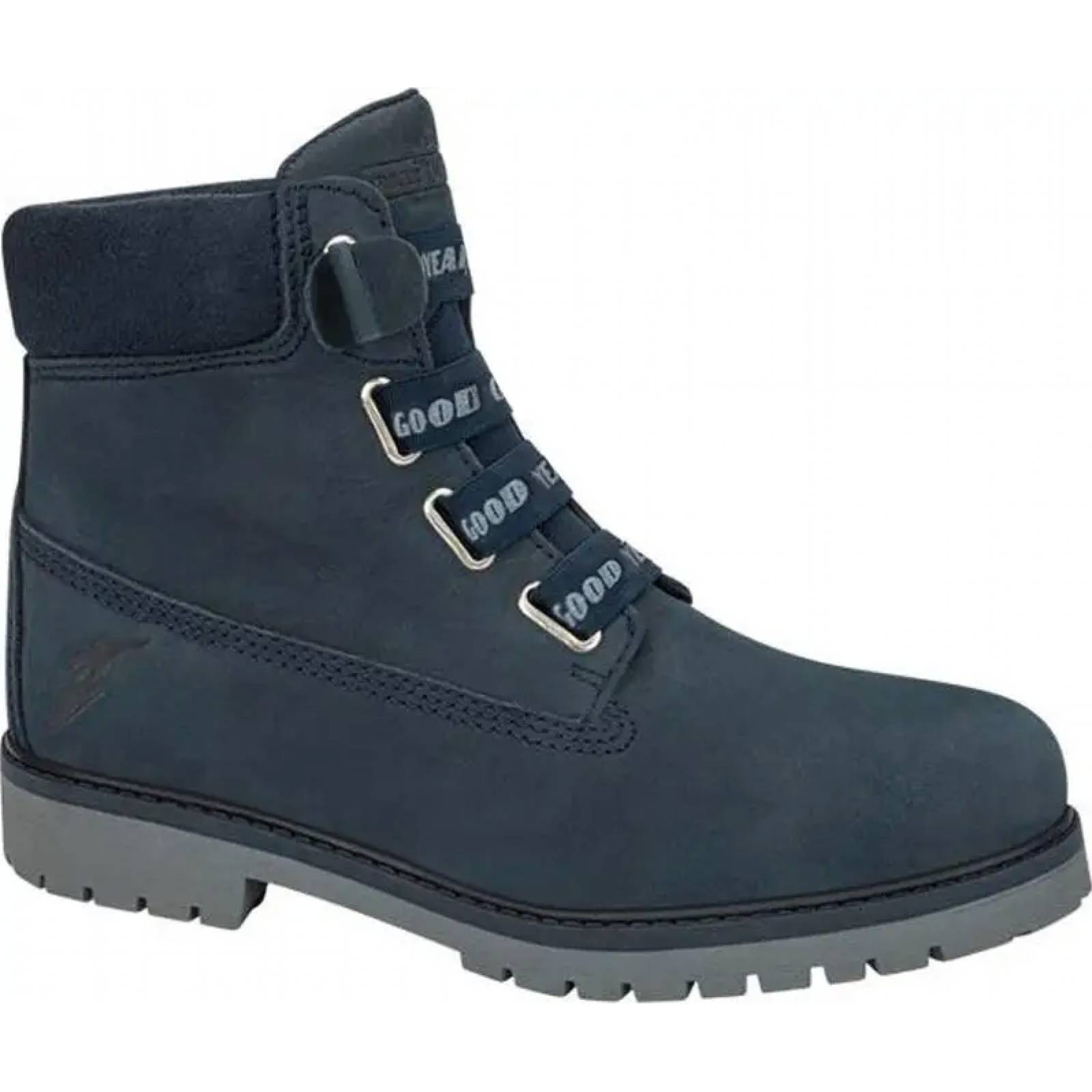 Bota heavy caballero azul marino piel Goodyear modelo 3423