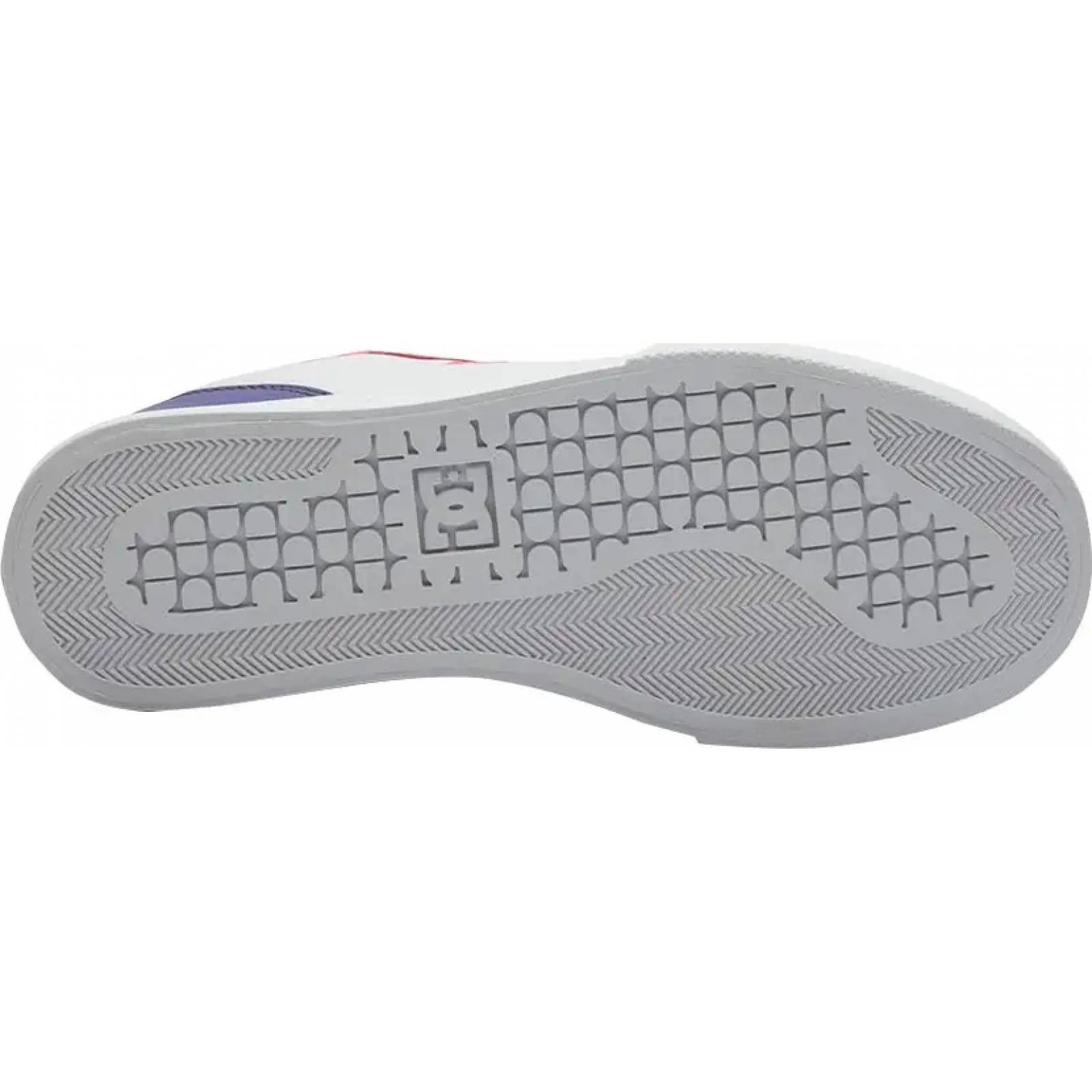 Tenis skate dama blanco Dc Shoes modelo 8WLI