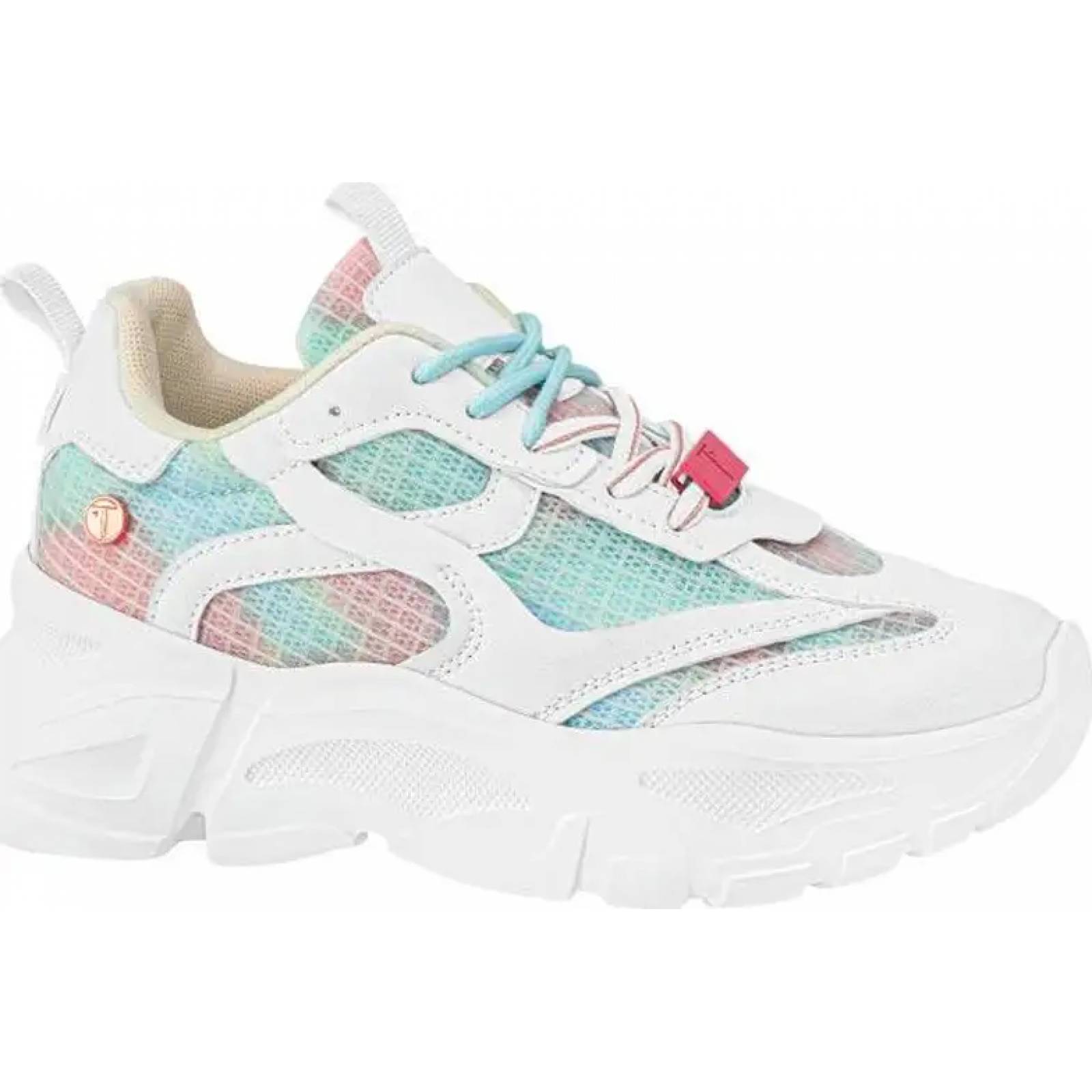Choclo tenis casual urbano dama blanco Thalia Sodi modelo 001A