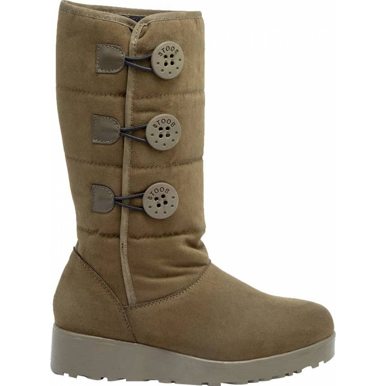 Botas 3/4 dama cafe Pink By Price Shoes modelo 6018